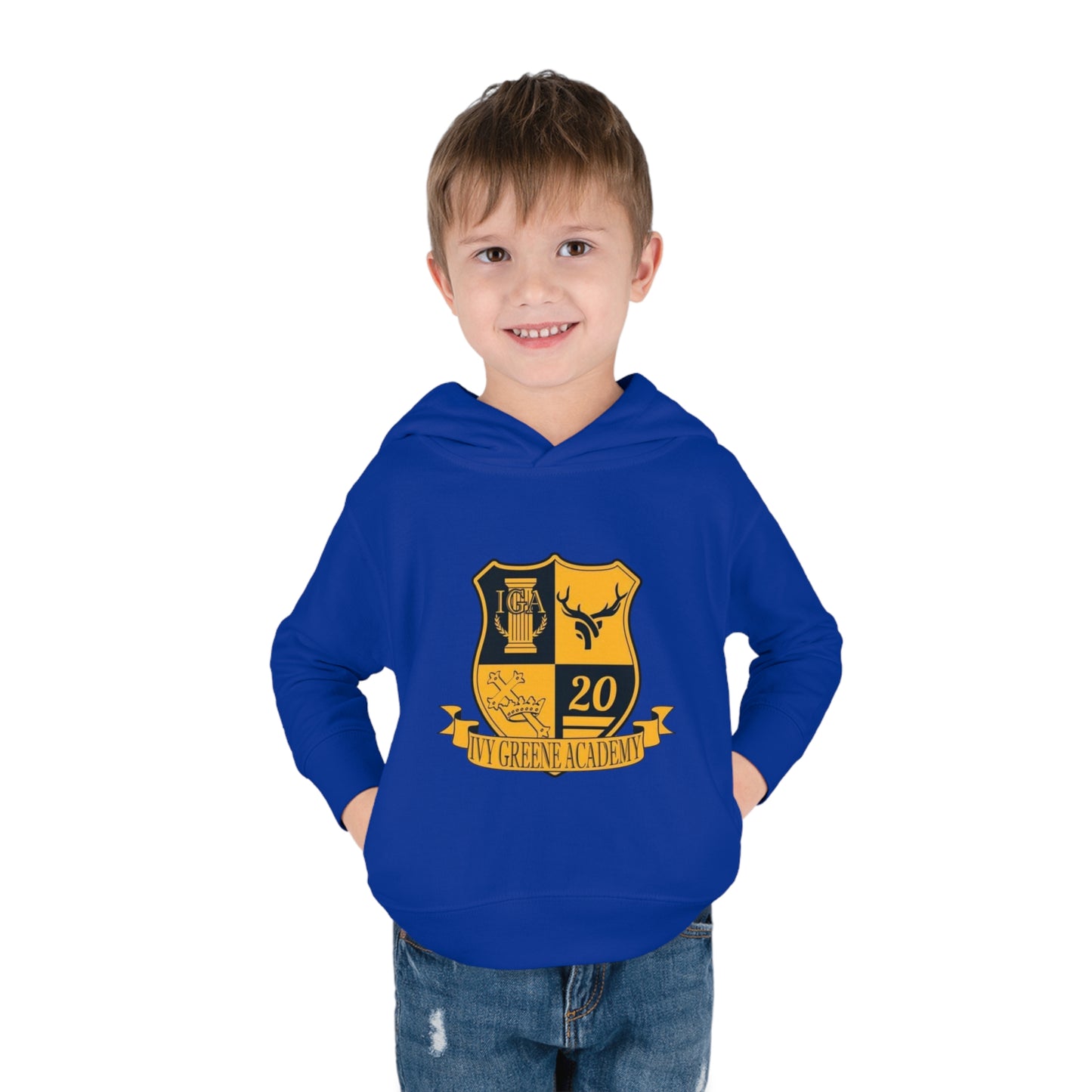 Ivy Greene logo Toddler Pullover Fleece Hoodie