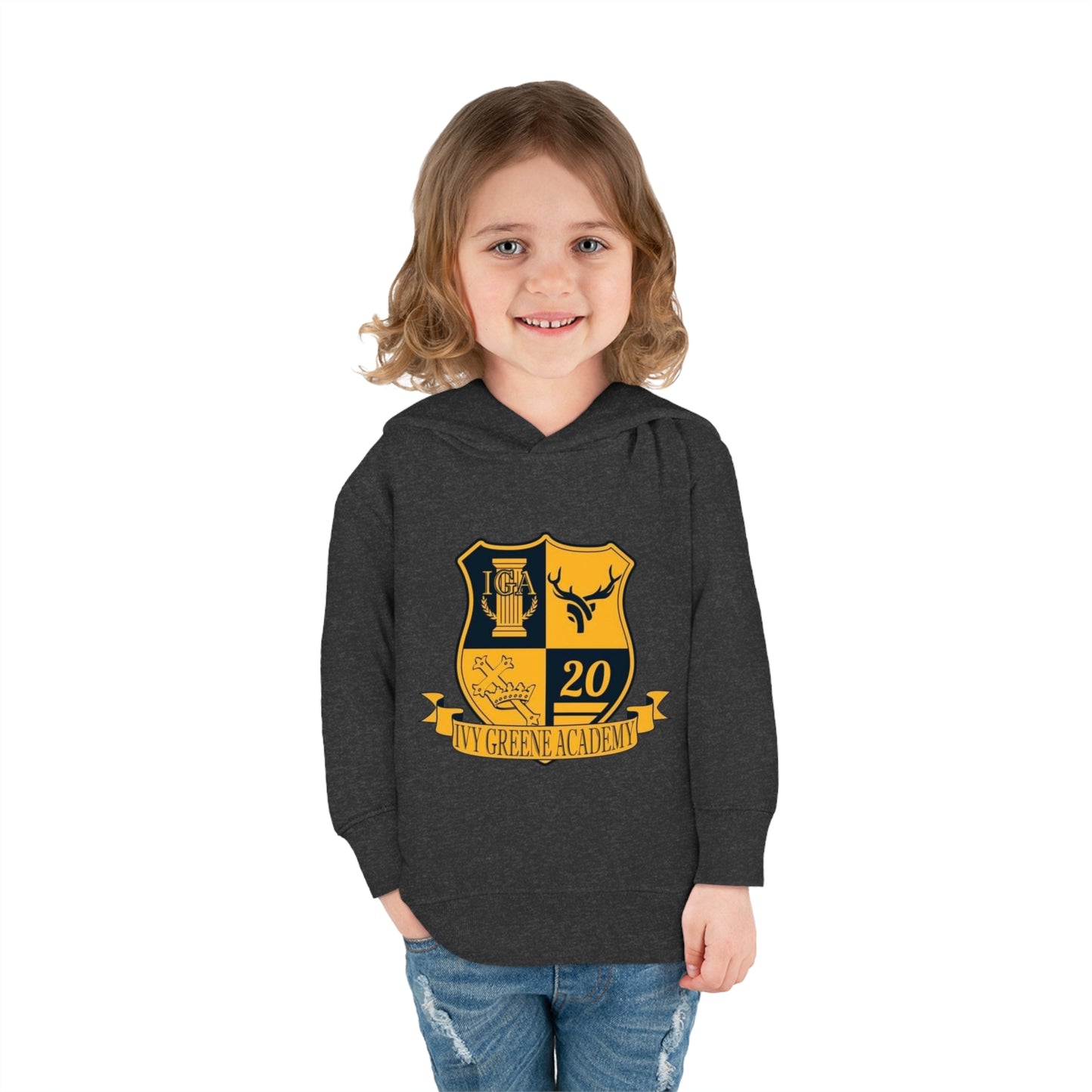 Ivy Greene logo Toddler Pullover Fleece Hoodie