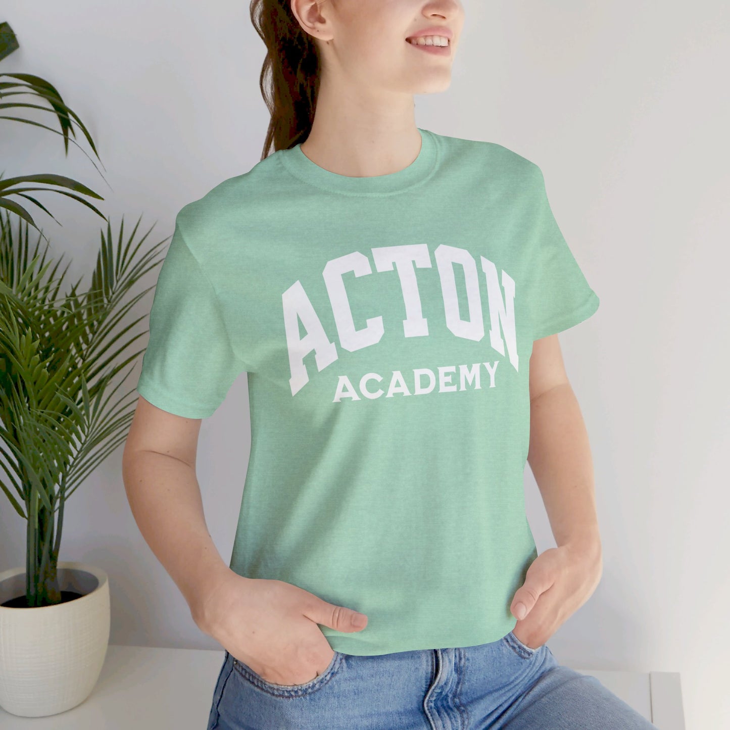Acton Academy Plain Unisex Jersey Short Sleeve Tee