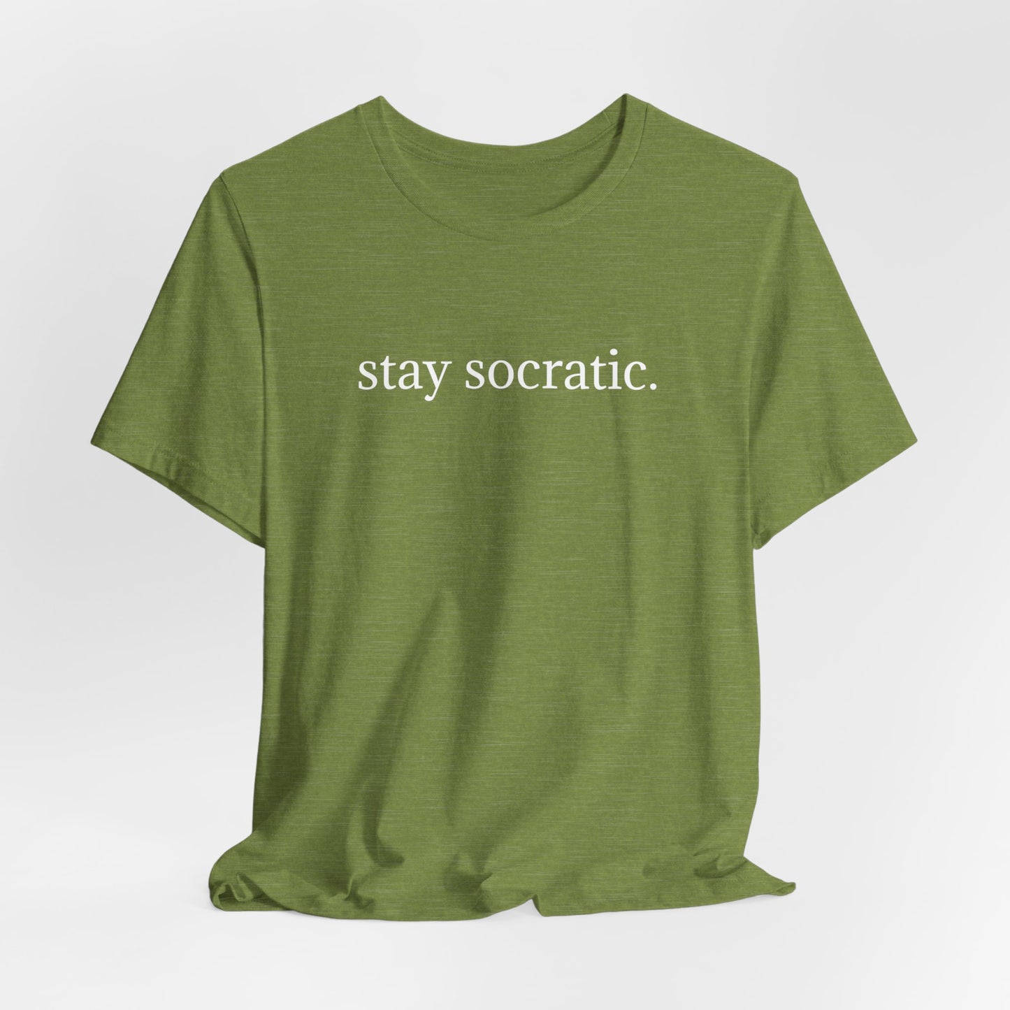 Stay Socratic Unisex Jersey Short Sleeve Tee