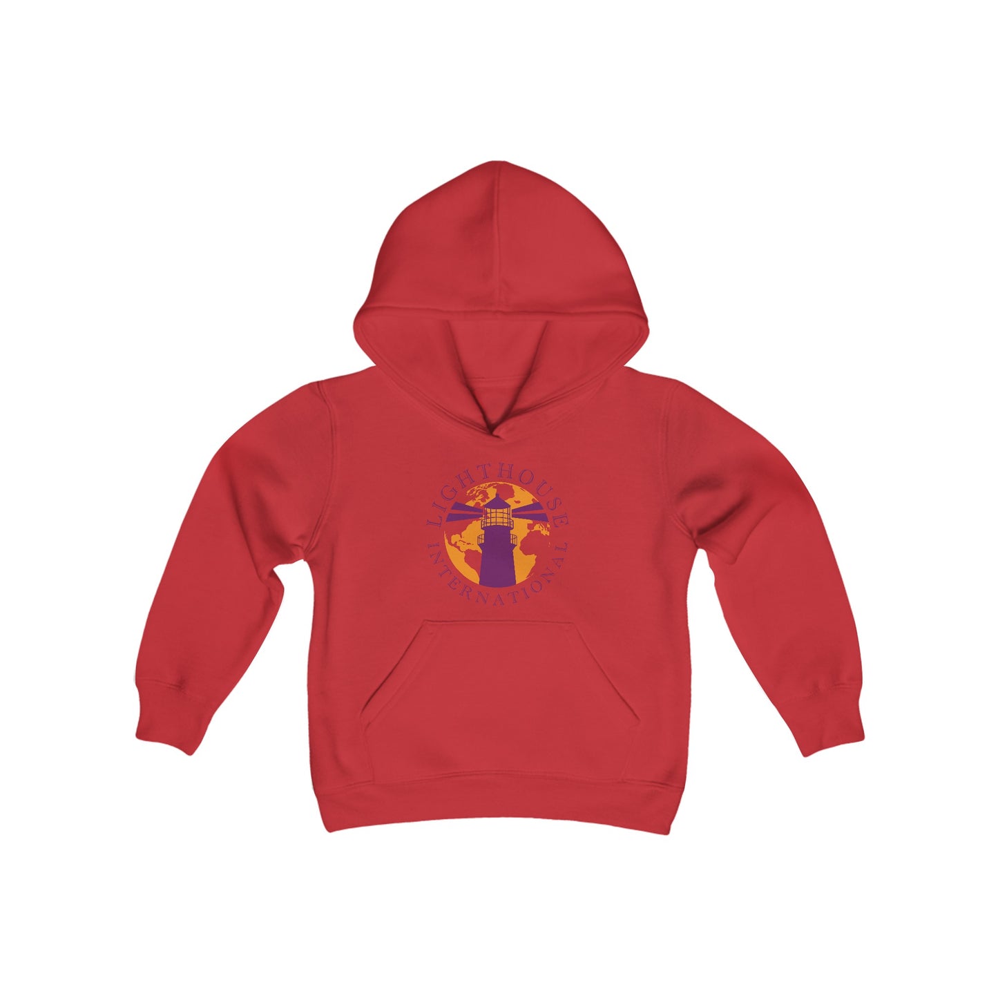 Lighthouse International Youth Heavy Blend Hooded Sweatshirt
