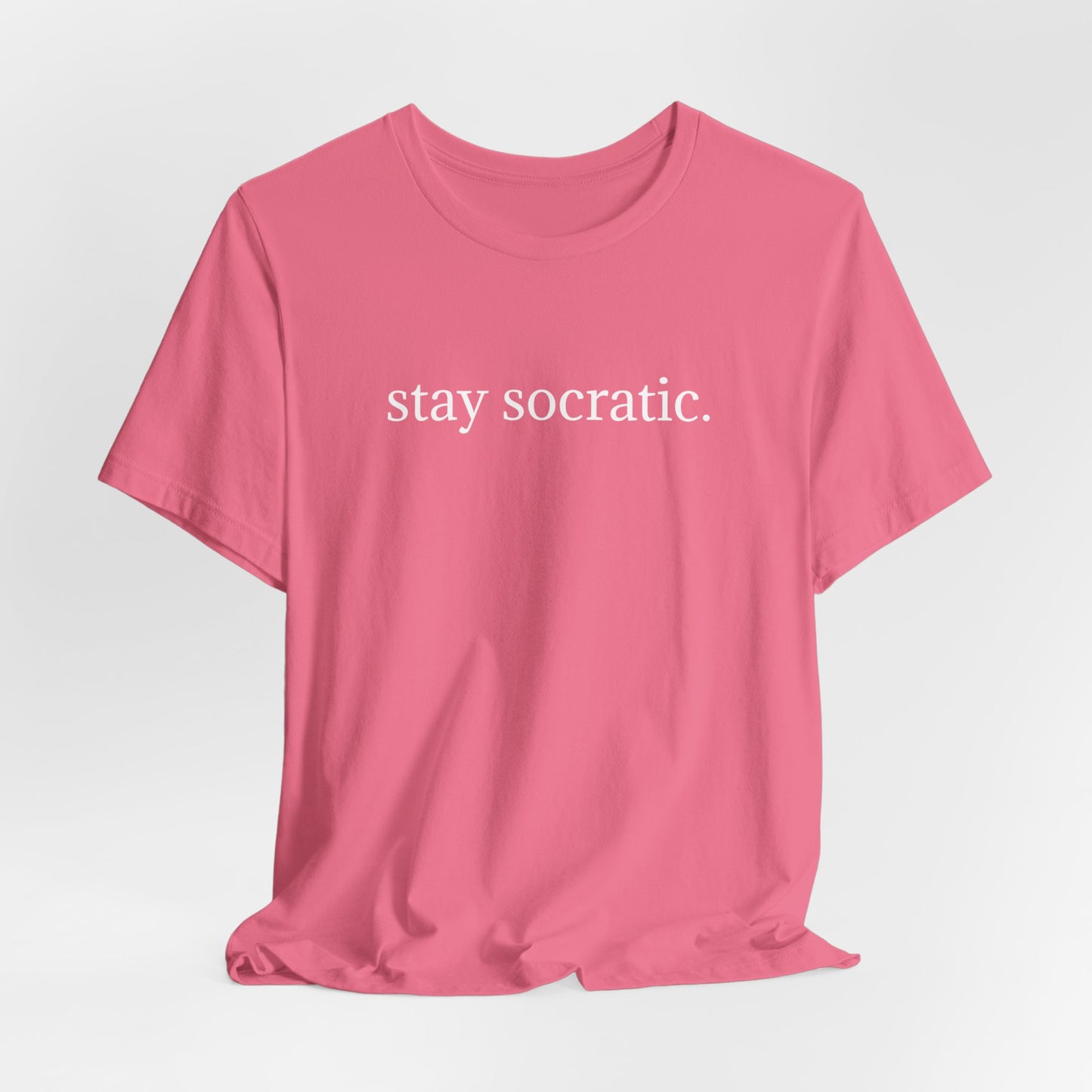 Stay Socratic Unisex Jersey Short Sleeve Tee