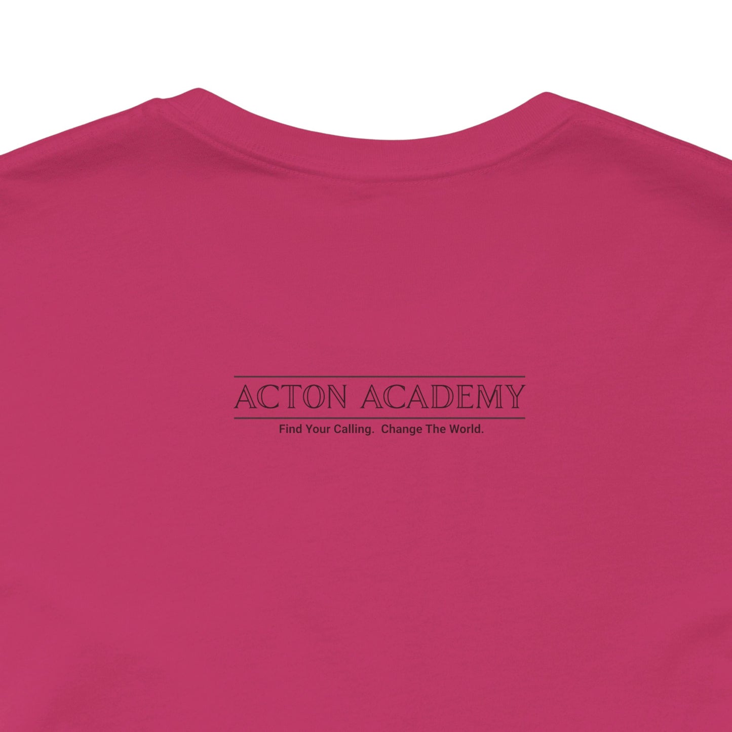 Acton Academy Purple Striped Unisex Jersey Short Sleeve Tee