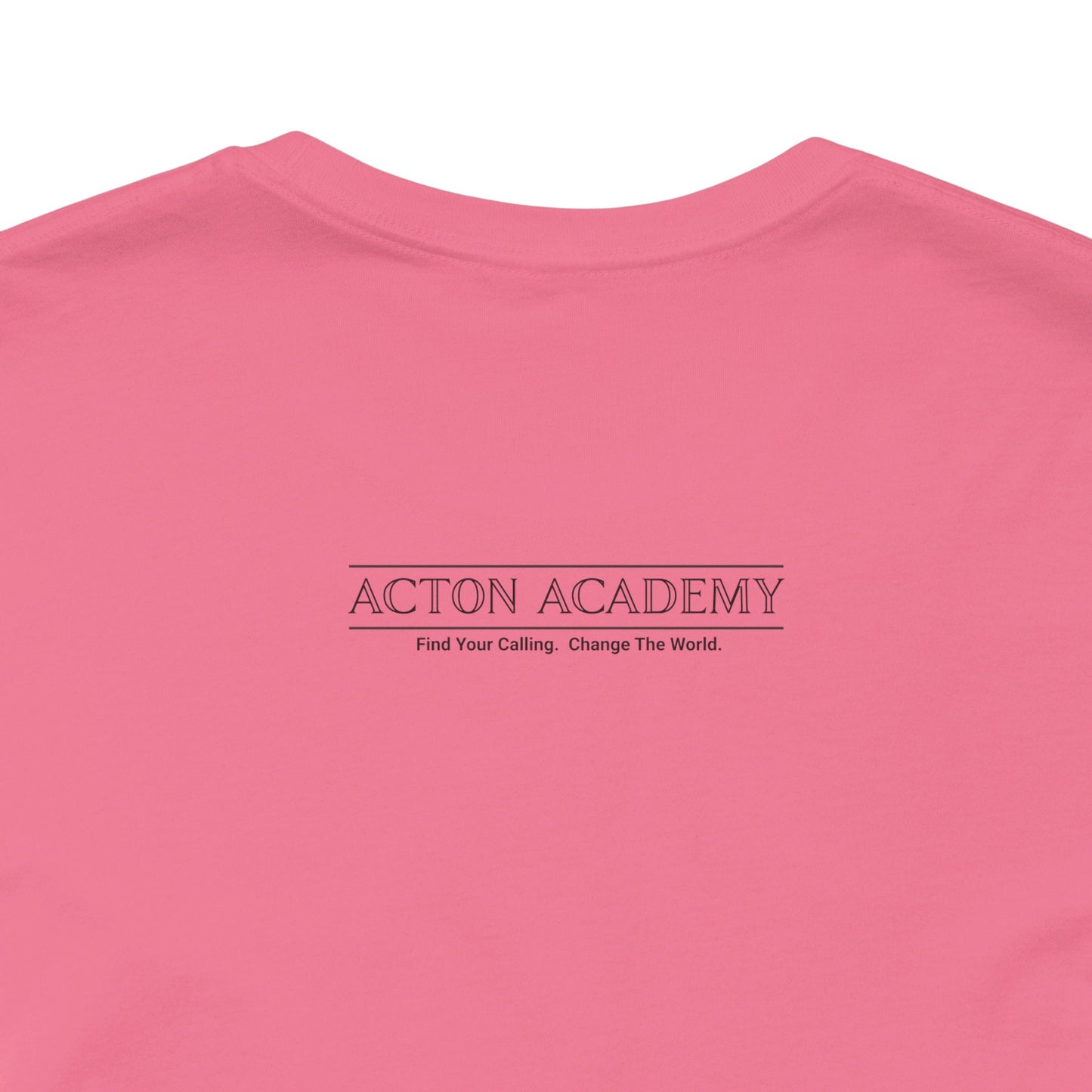 Acton Academy Blue Striped Unisex Jersey Short Sleeve T-shirt