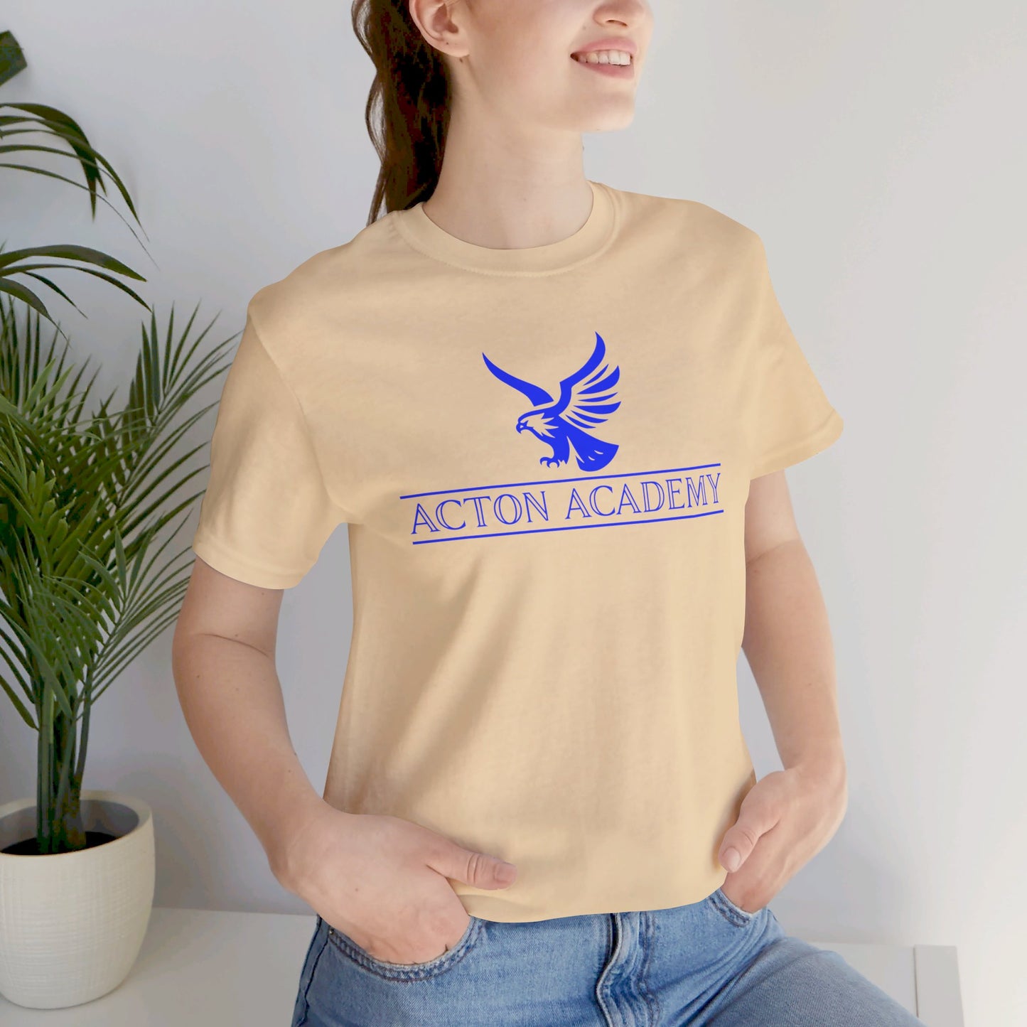 Acton Blue Logo Unisex Jersey Short Sleeve Tee