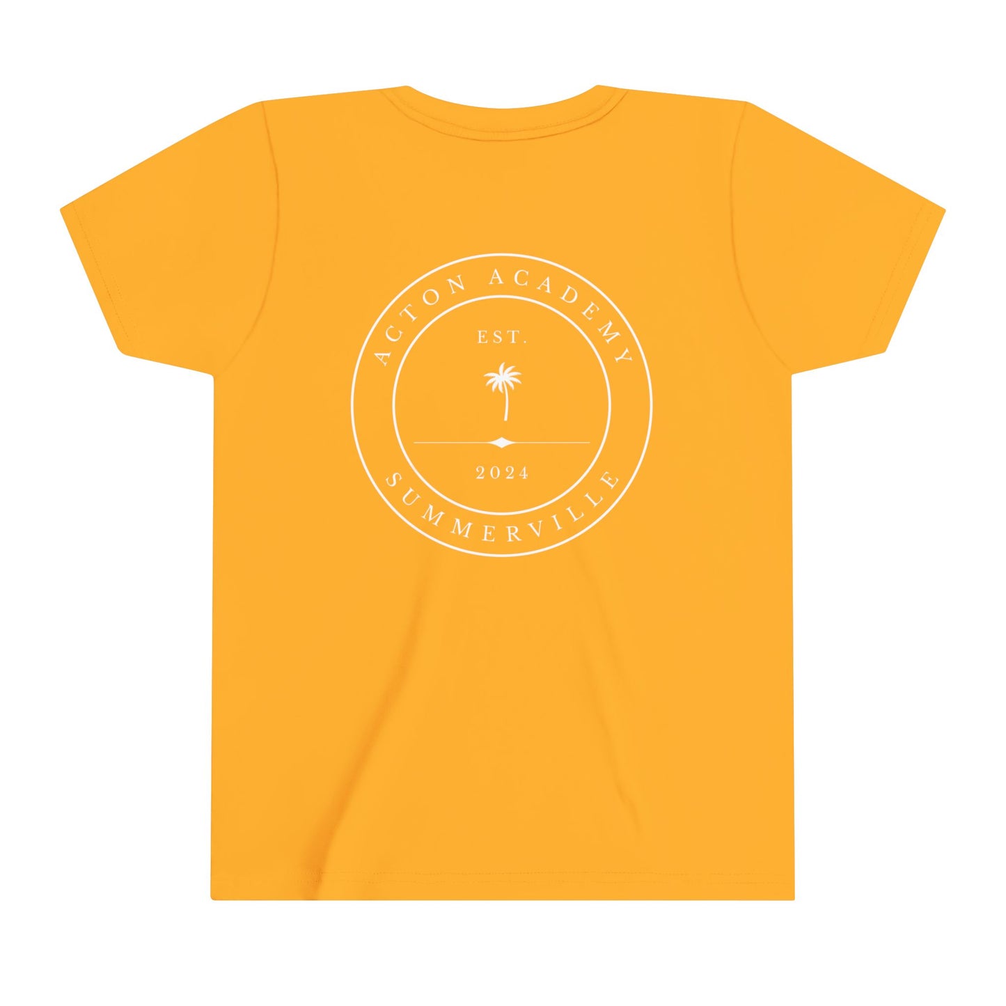 Be Curious with Acton Summerville on back 2024 Youth Short Sleeve Tee