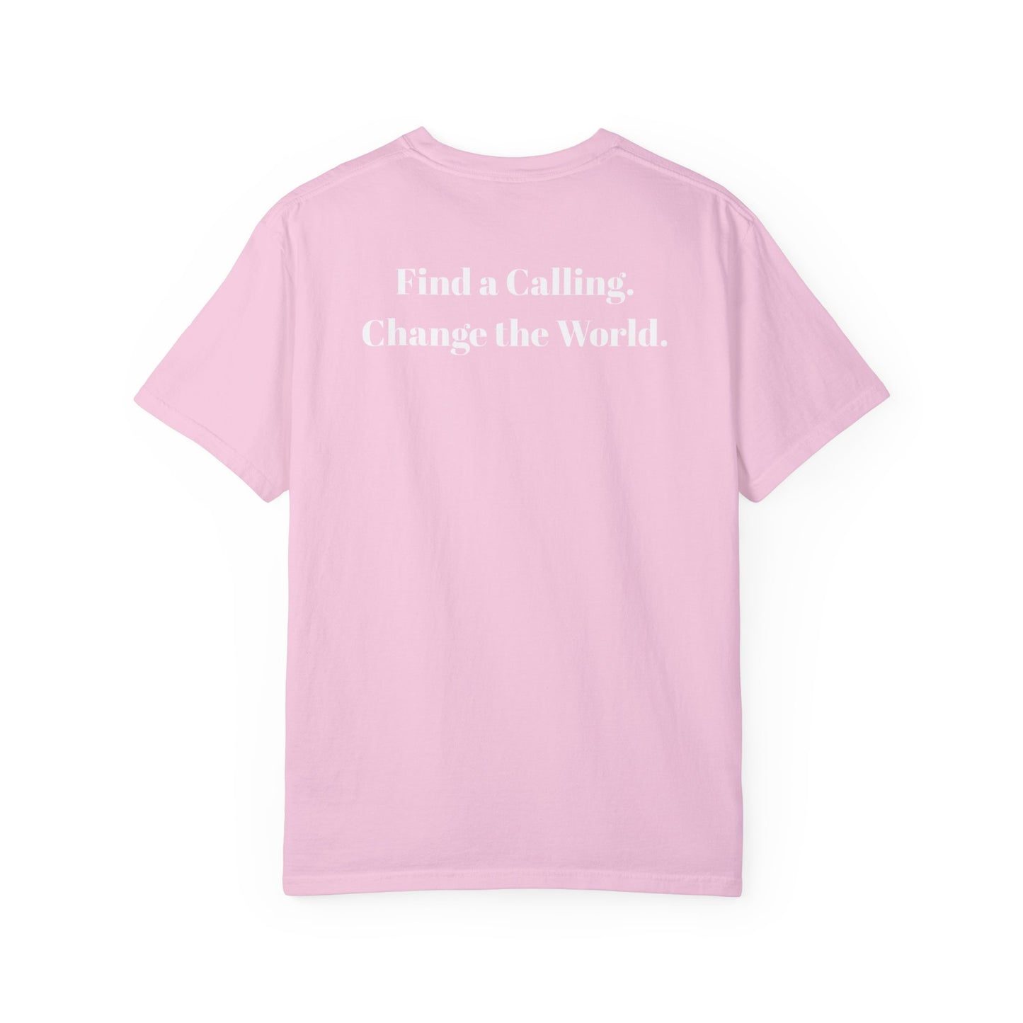Acton Academy Summerville with Find a Calling on back Unisex Garment-Dyed T-shirt