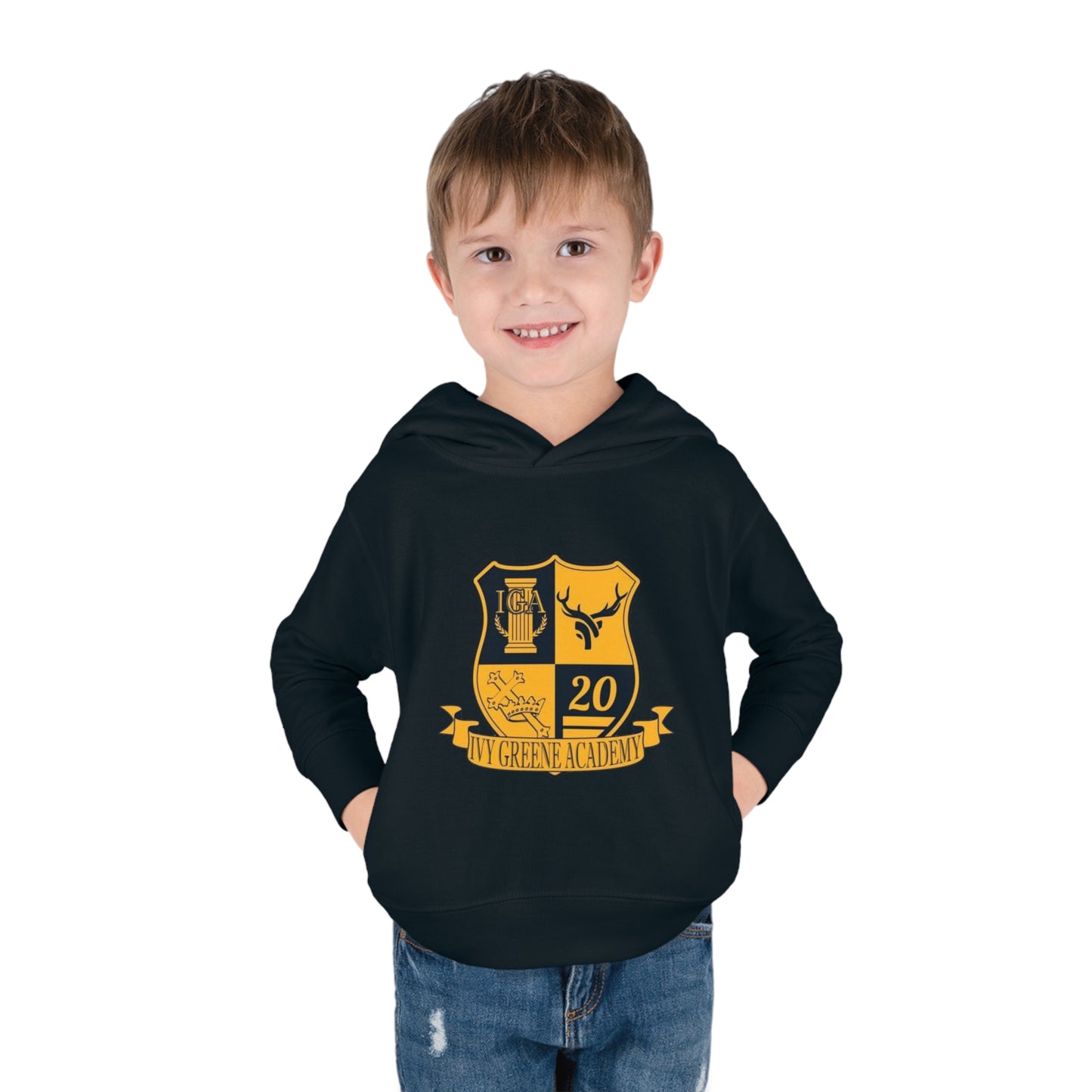 Ivy Greene logo Toddler Pullover Fleece Hoodie