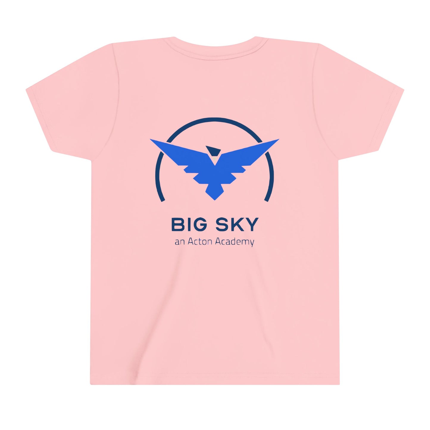 Big Sky small front with back logo Youth Short Sleeve Tee