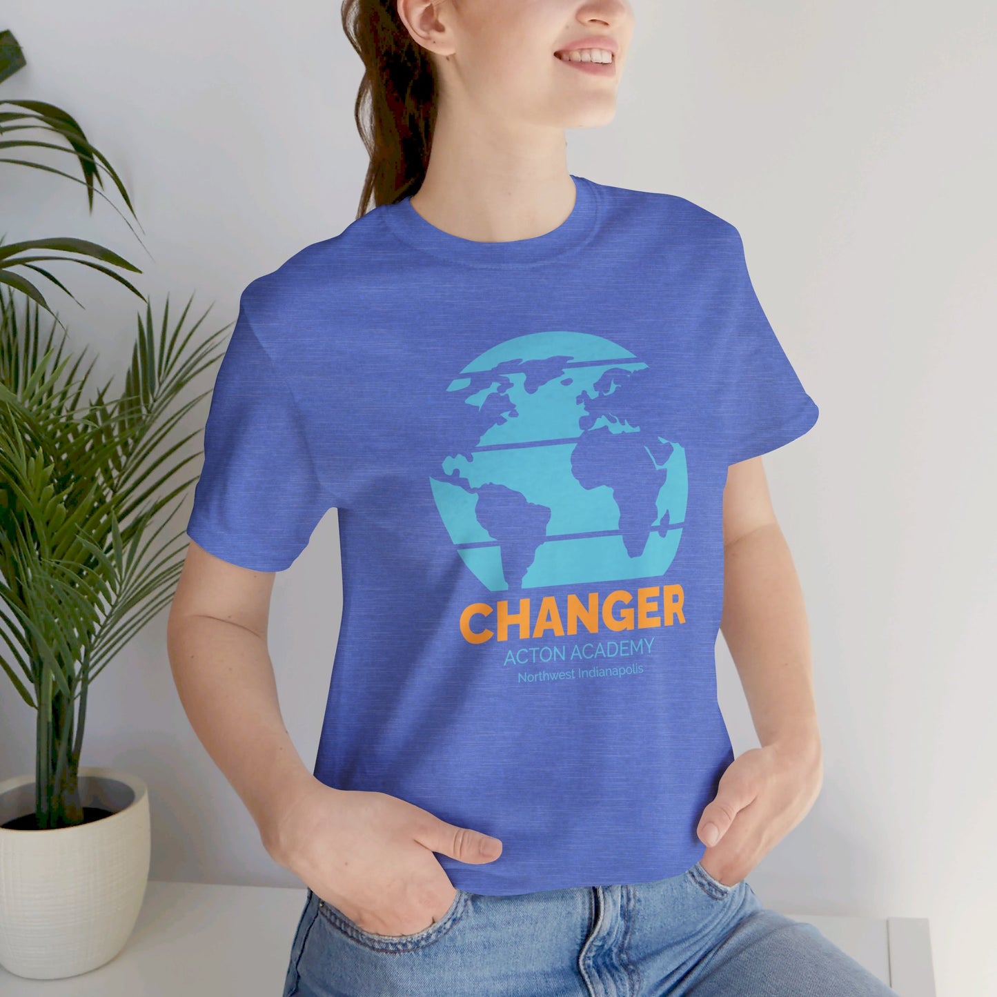 Acton NW Indy World Changer Unisex Jersey Short Sleeve Tee