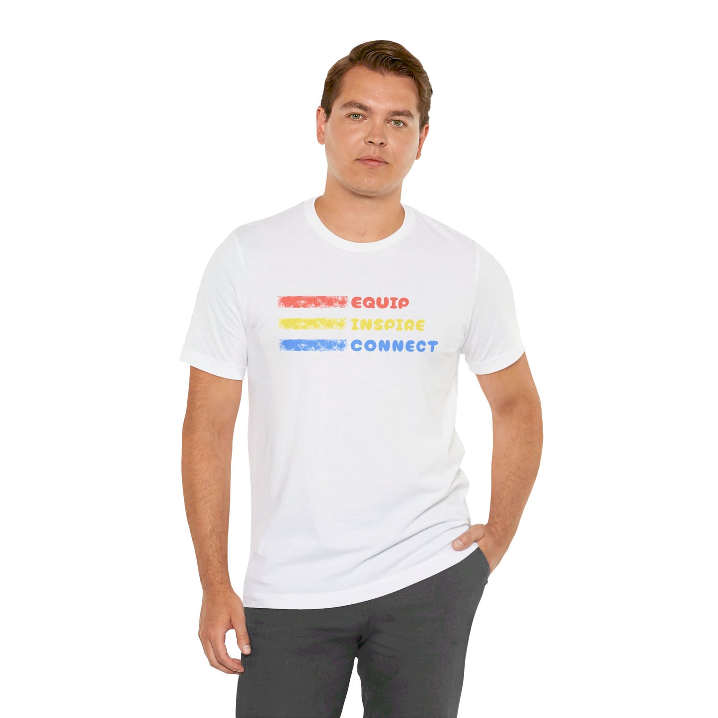 Equip, Inspire, Connect, Unisex T-shirt