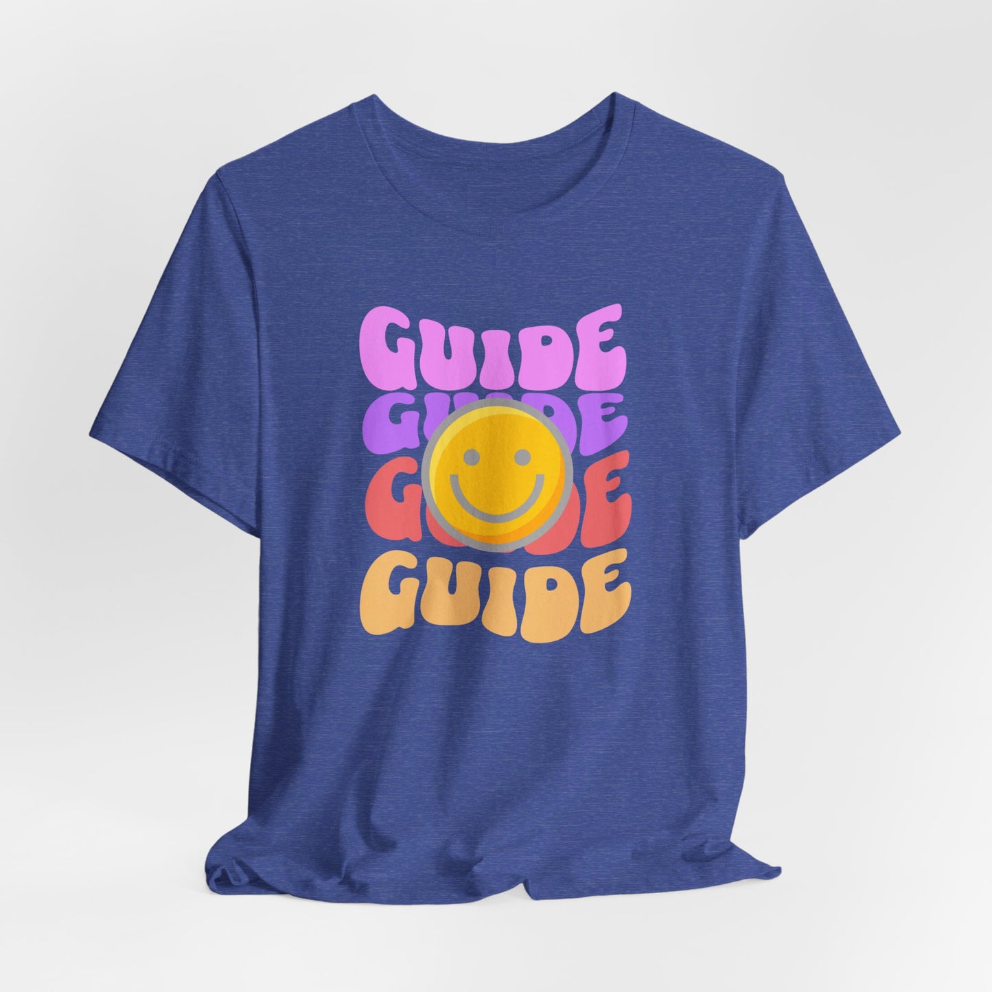 Guide with Smiley face Unisex Jersey Short Sleeve Tee