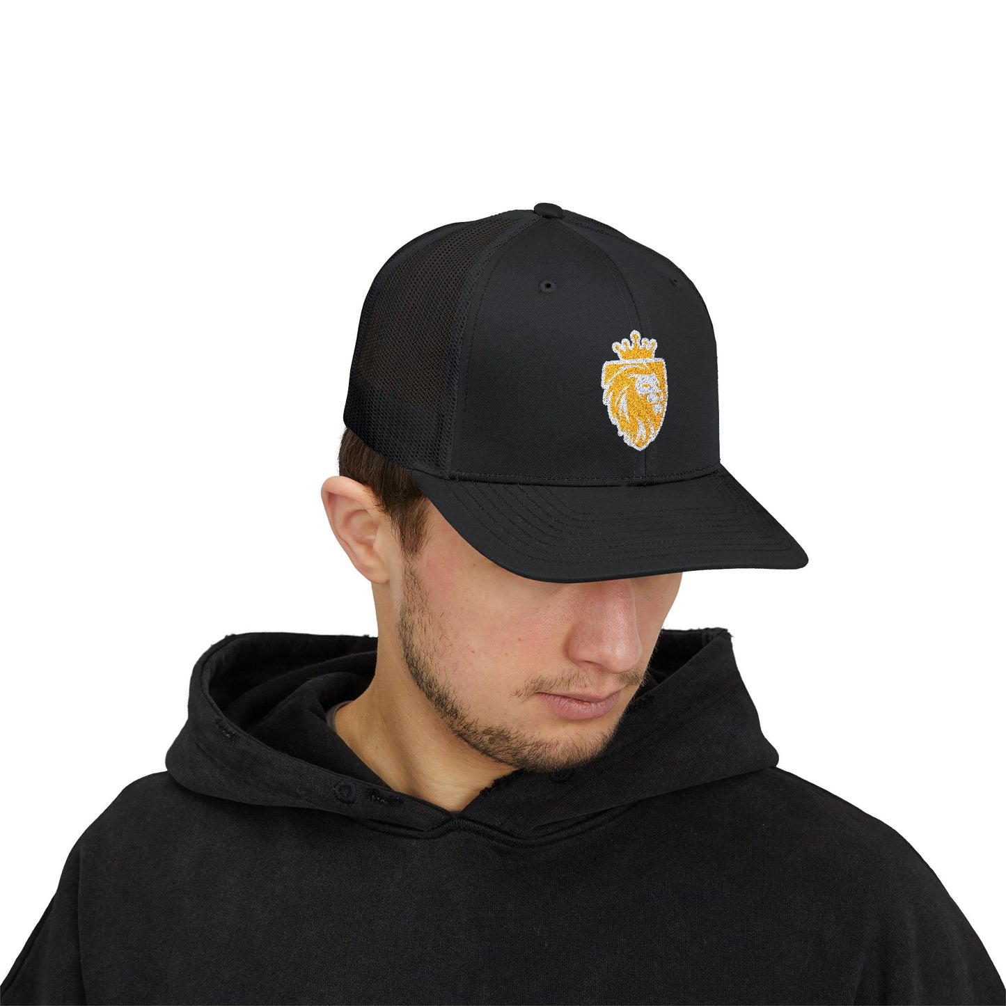 Acton Lion's Head Snapback Trucker Cap