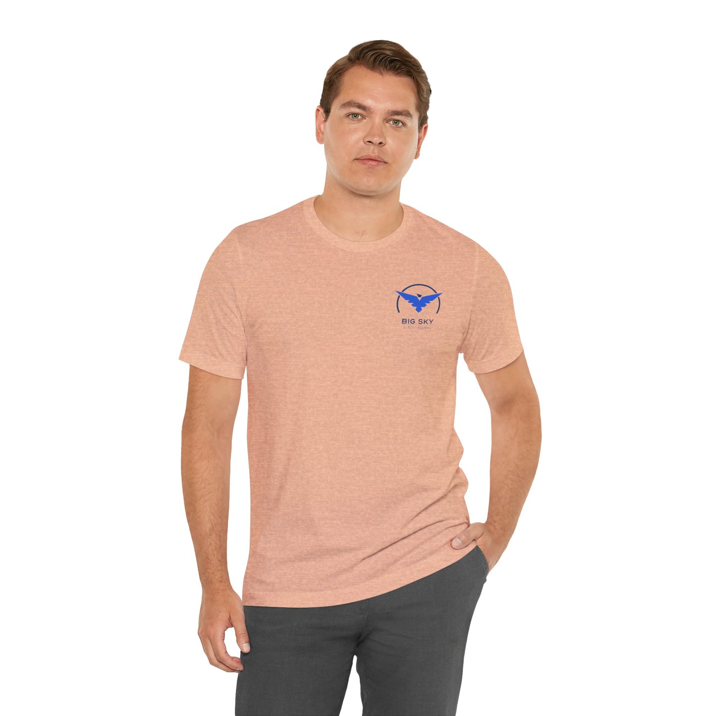 Big Sky front/back Unisex Jersey Short Sleeve Tee