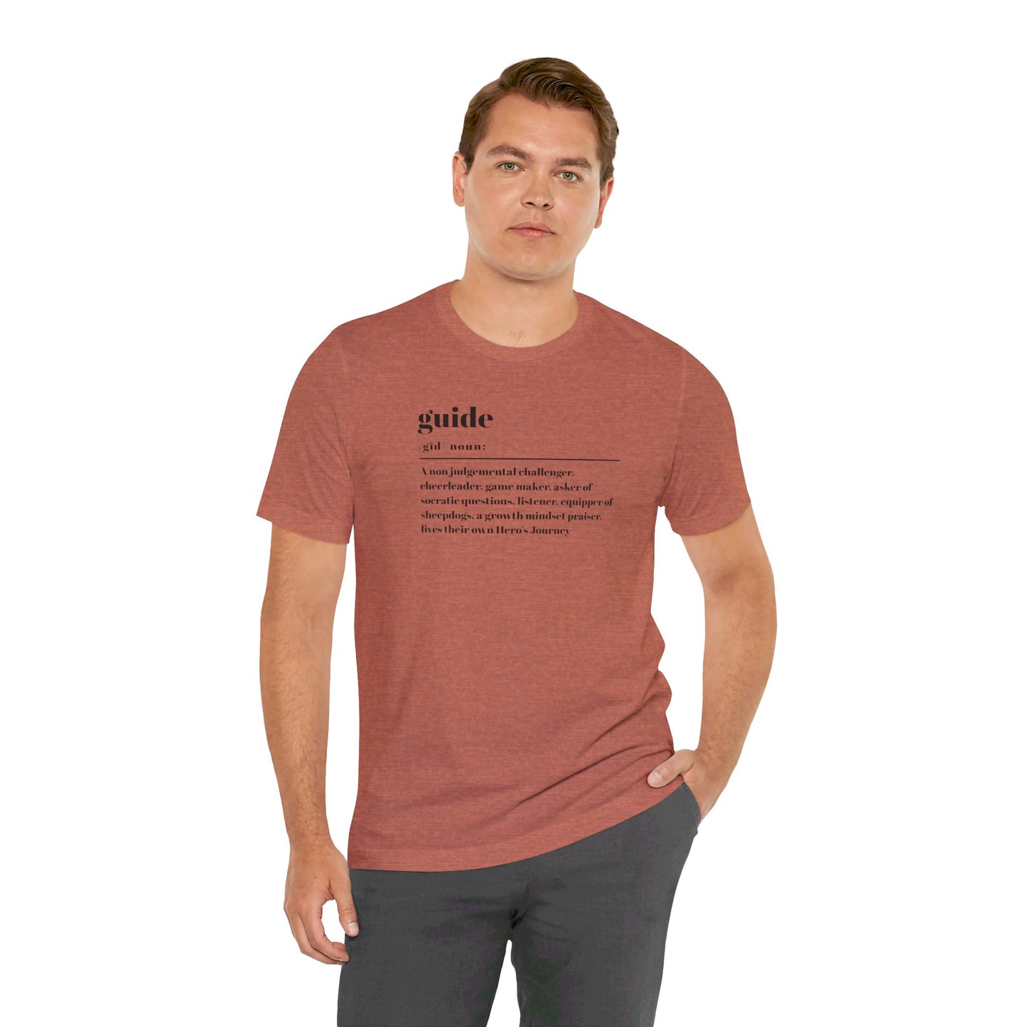 Guide definition w/back Unisex Jersey Short Sleeve Tee