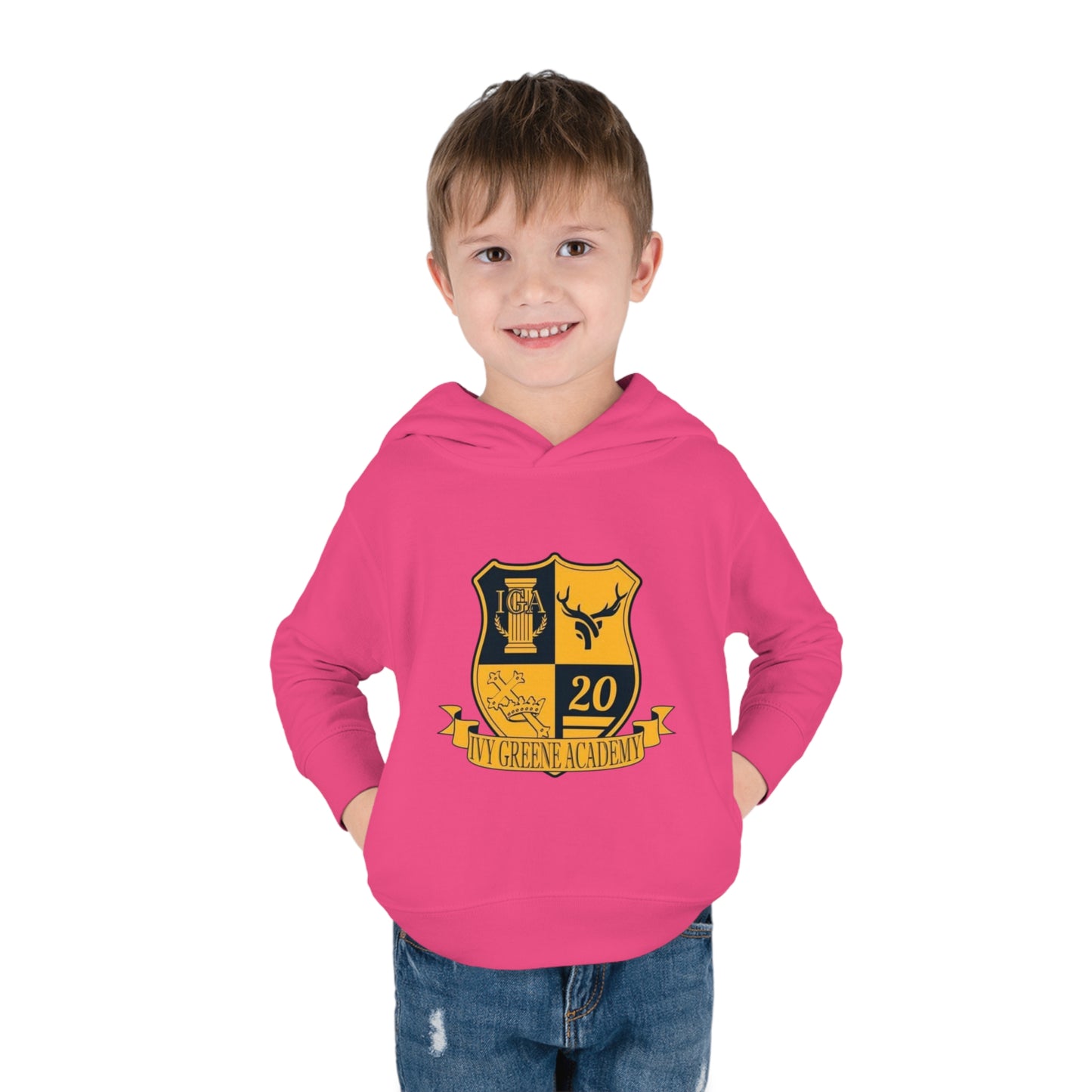 Ivy Greene logo Toddler Pullover Fleece Hoodie