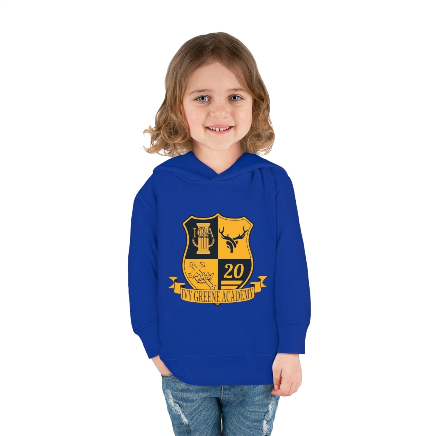 Ivy Greene logo Toddler Pullover Fleece Hoodie