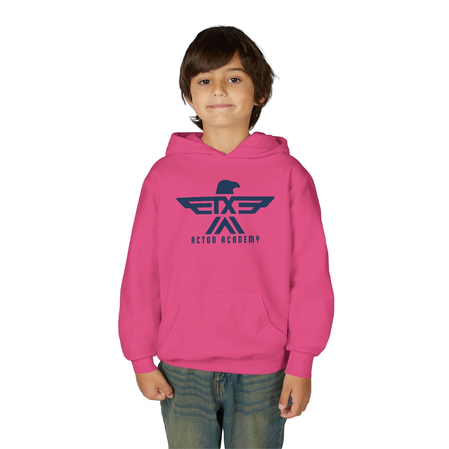Acton CyFair Retro logo Youth Heavy Blend Hooded Sweatshirt