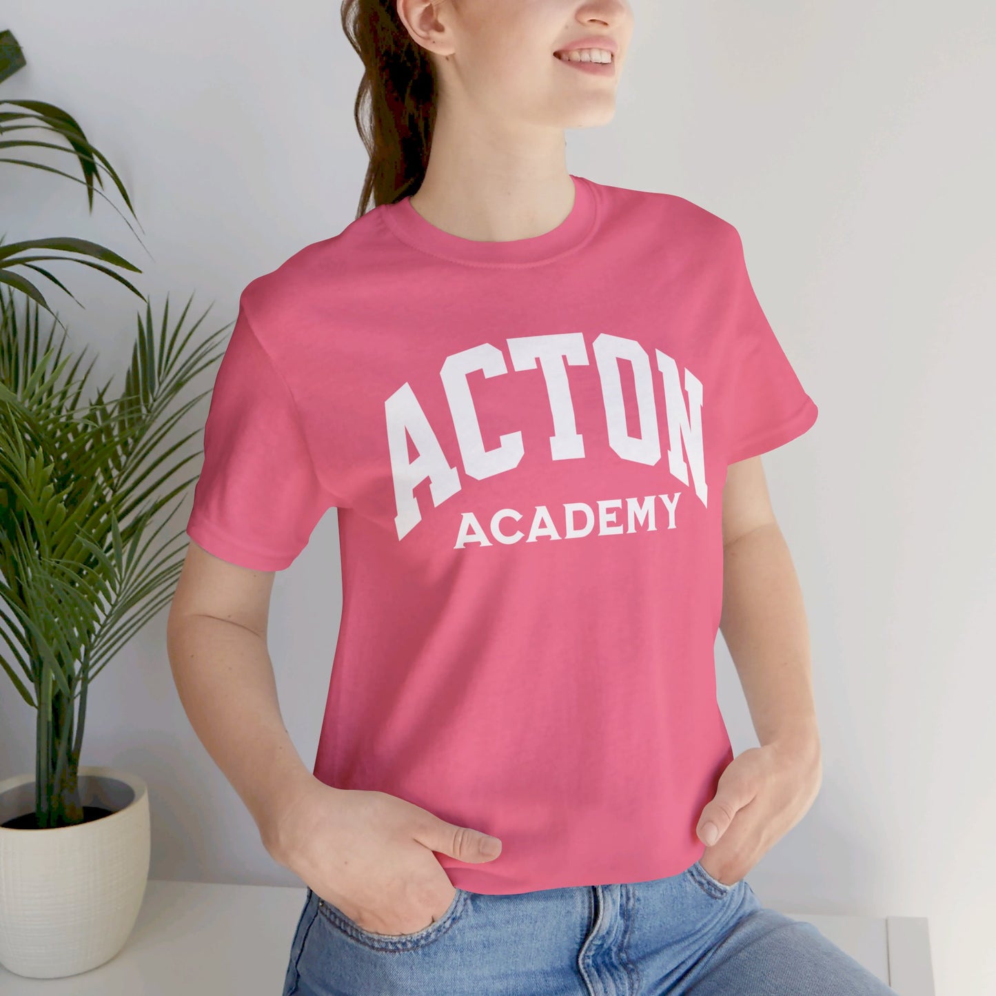 Acton Academy Plain Unisex Jersey Short Sleeve Tee