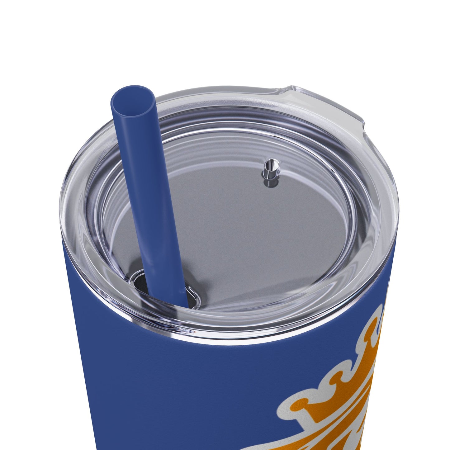 Acton King's Academy Skinny Tumbler with Straw, 20oz