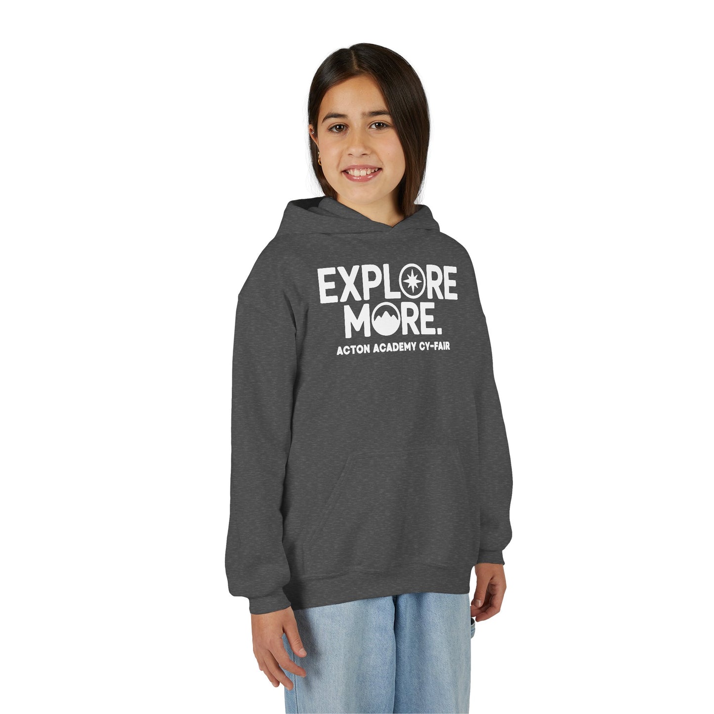 Acton CyFair Youth Heavy Blend Hooded Sweatshirt