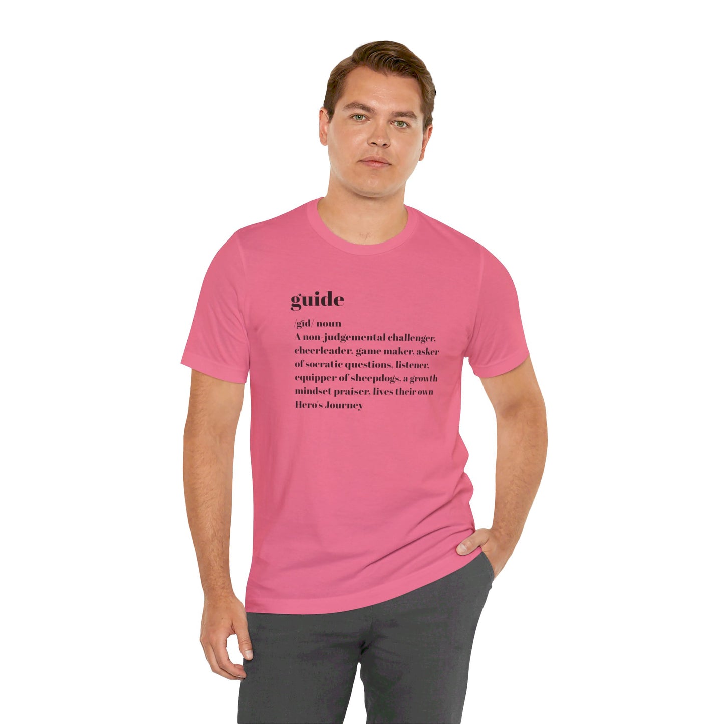 Guide definition Unisex Jersey Short Sleeve Tee