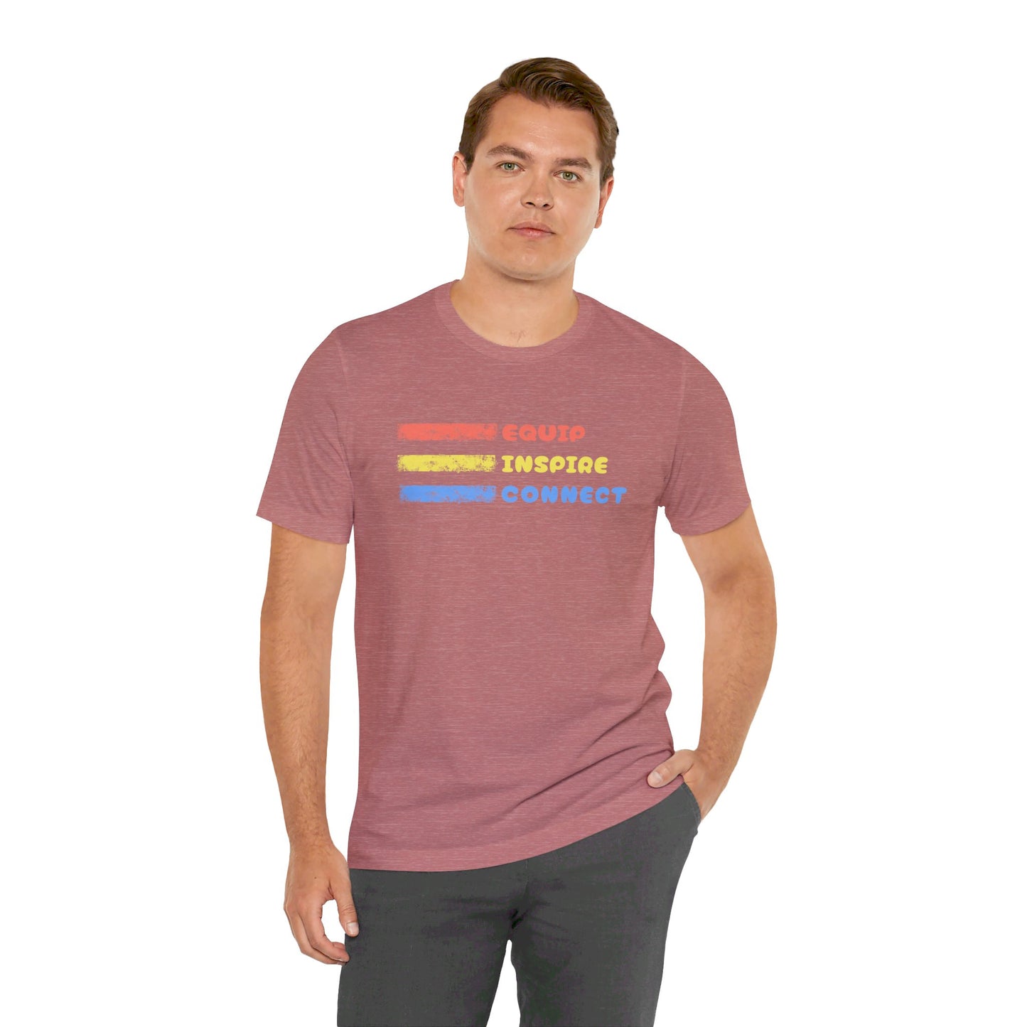Equip, Inspire, Connect, Unisex T-shirt