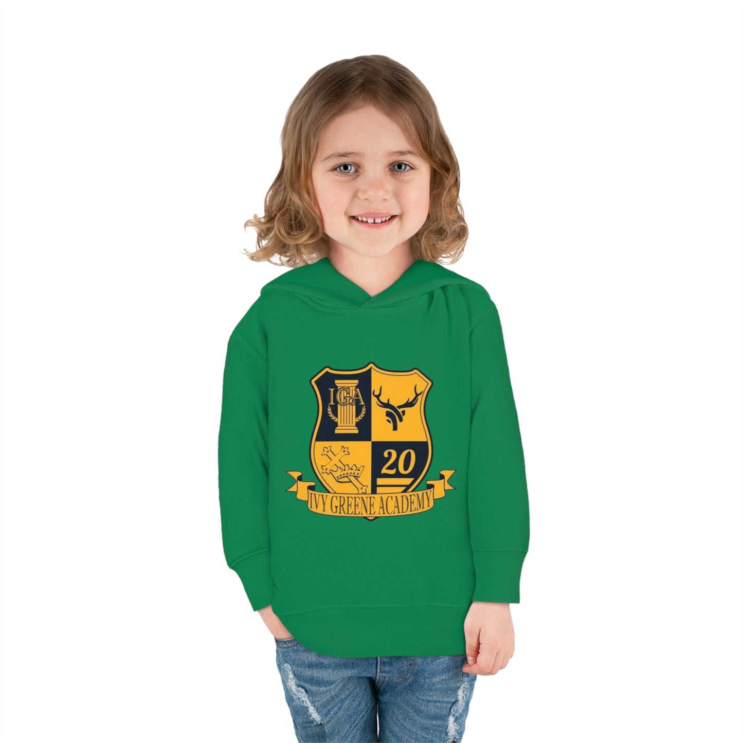 Ivy Greene logo Toddler Pullover Fleece Hoodie