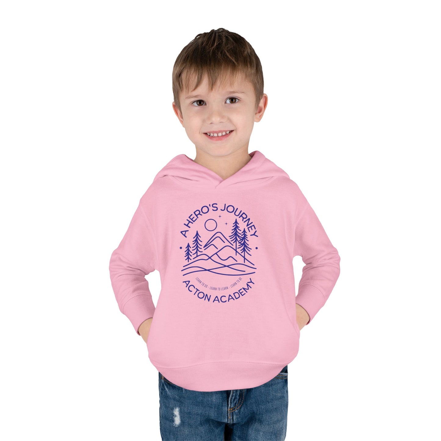 Hero's Journey Line Drawing Toddler Pullover Fleece Hoodie