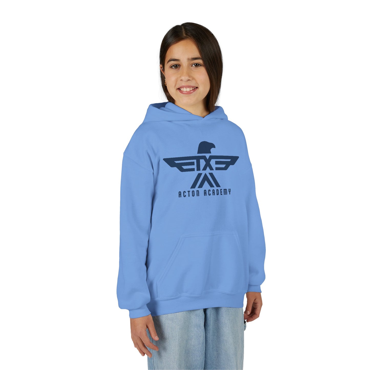 Acton CyFair Retro logo Youth Heavy Blend Hooded Sweatshirt
