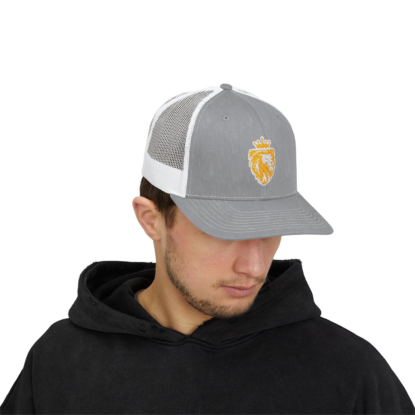 Acton Lion's Head Snapback Trucker Cap