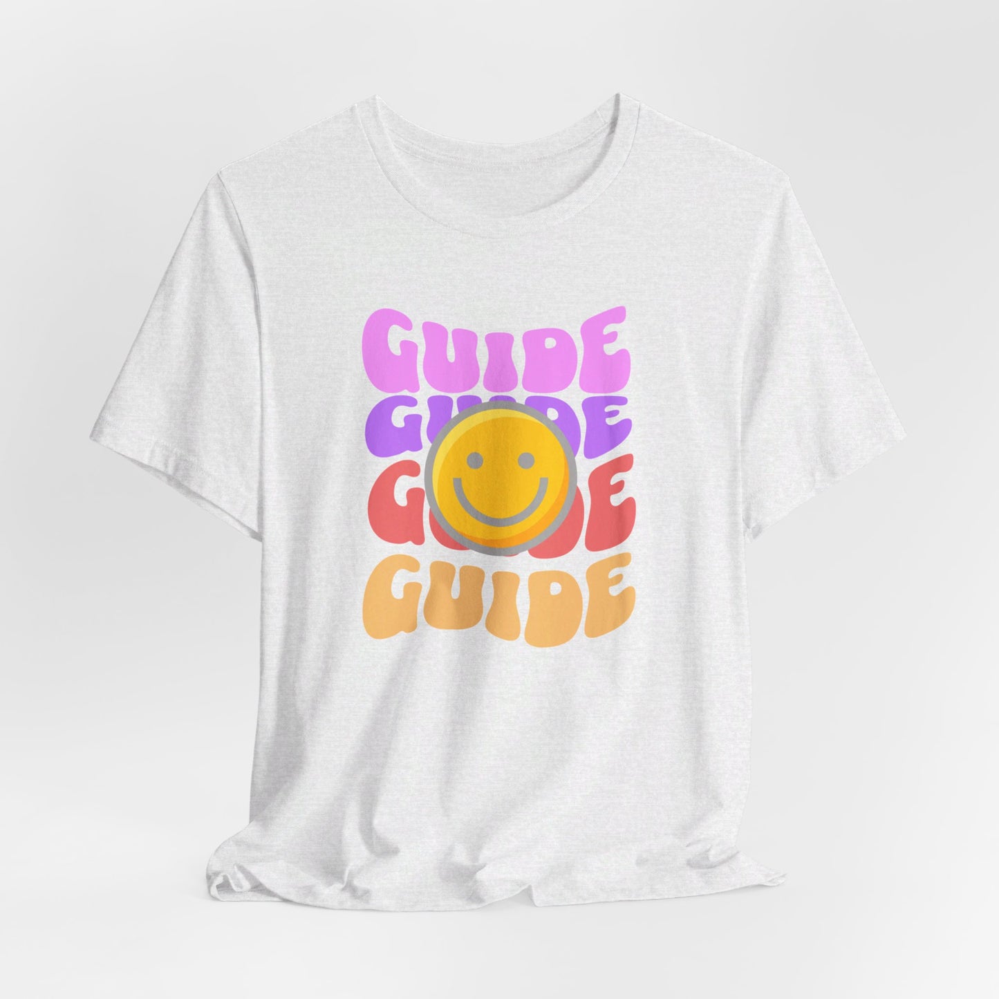 Guide with Smiley face Unisex Jersey Short Sleeve Tee