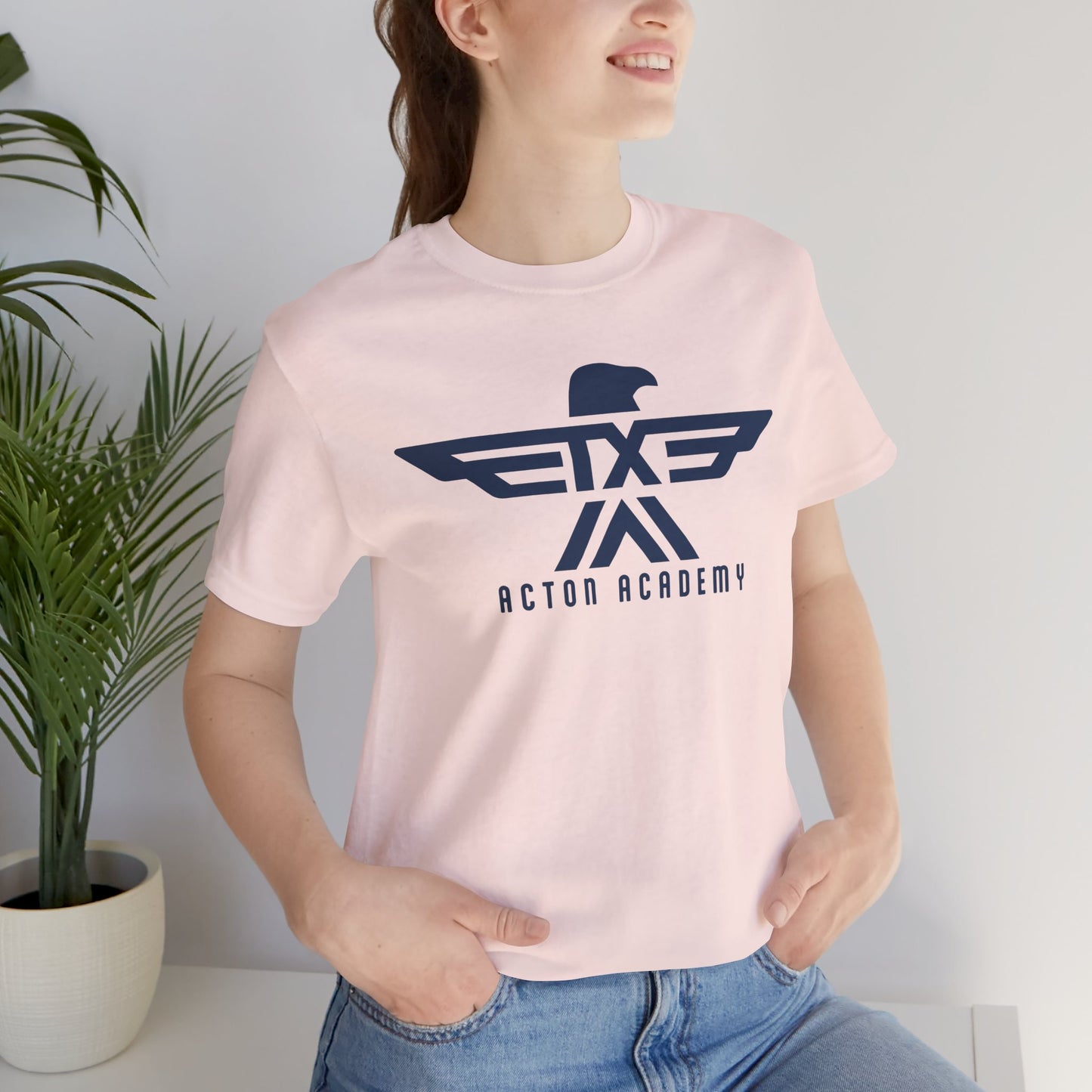 Acton CyFair Retro logo Unisex Jersey Short Sleeve Tee
