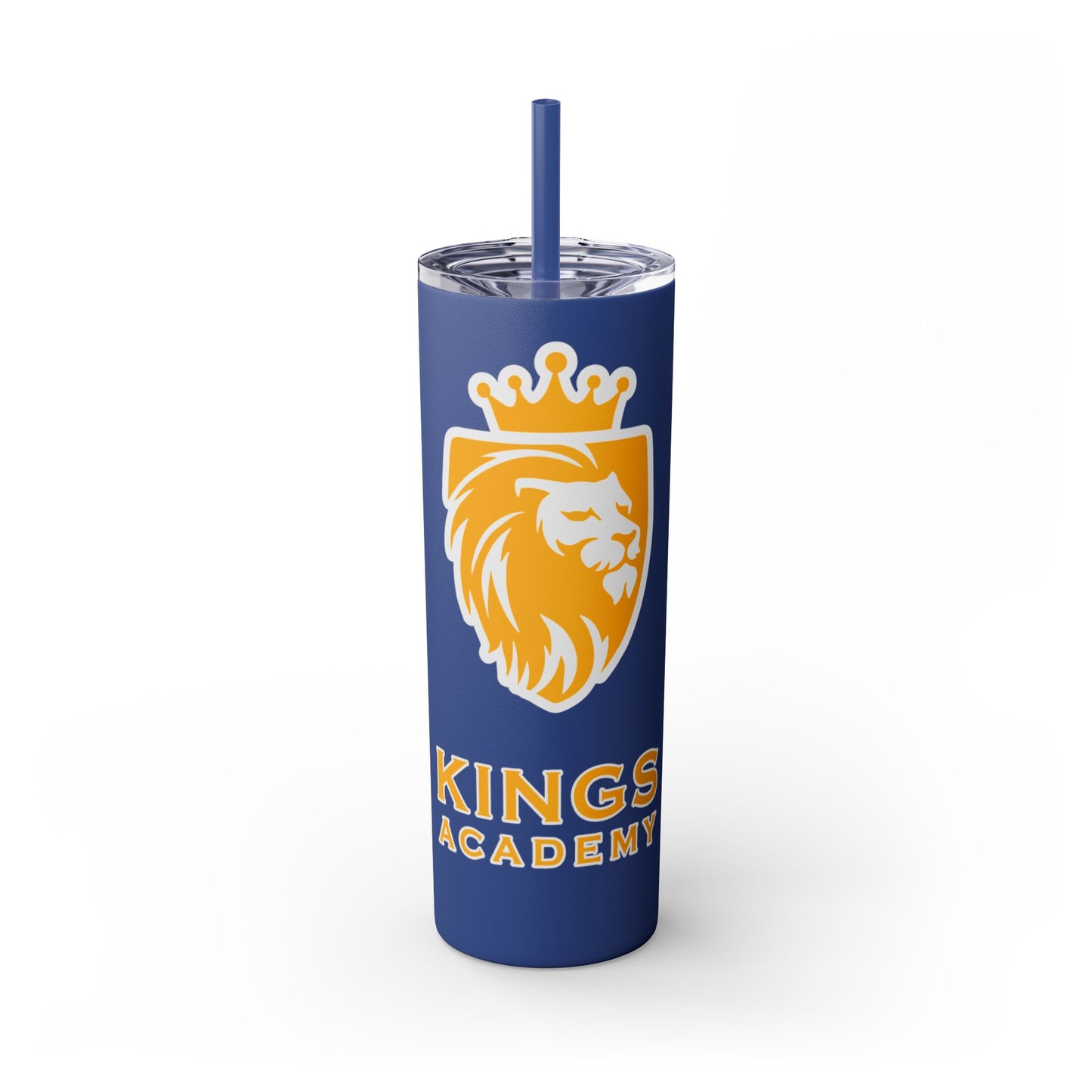 Acton King's Academy Skinny Tumbler with Straw, 20oz