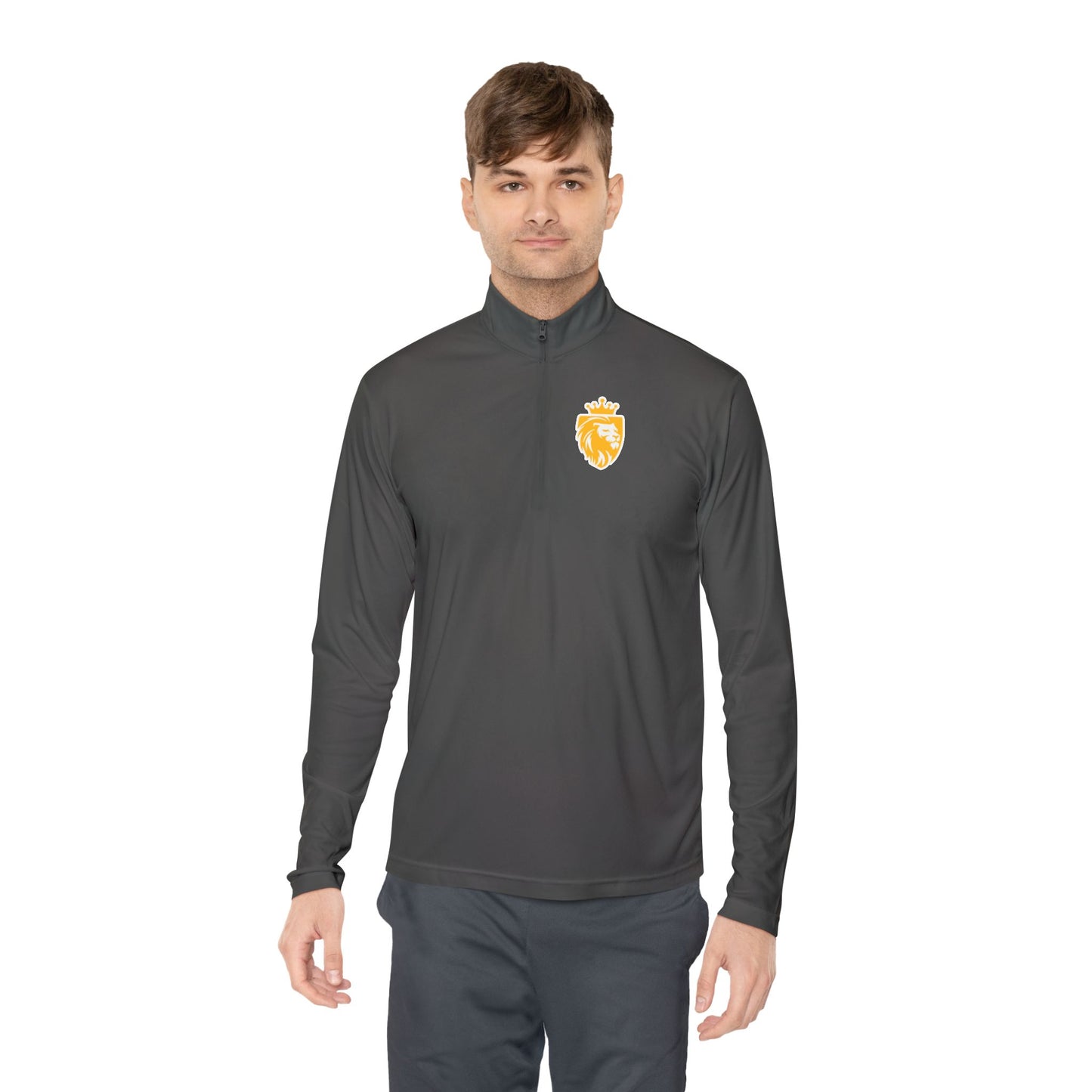 Acton King's Academy Lion's Head Unisex Quarter-Zip Pullover