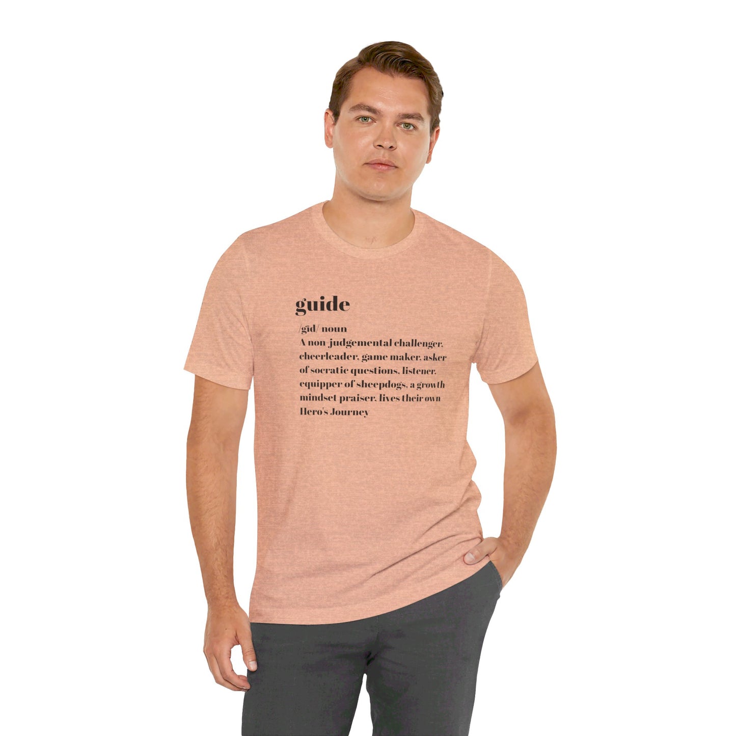 Guide definition Unisex Jersey Short Sleeve Tee