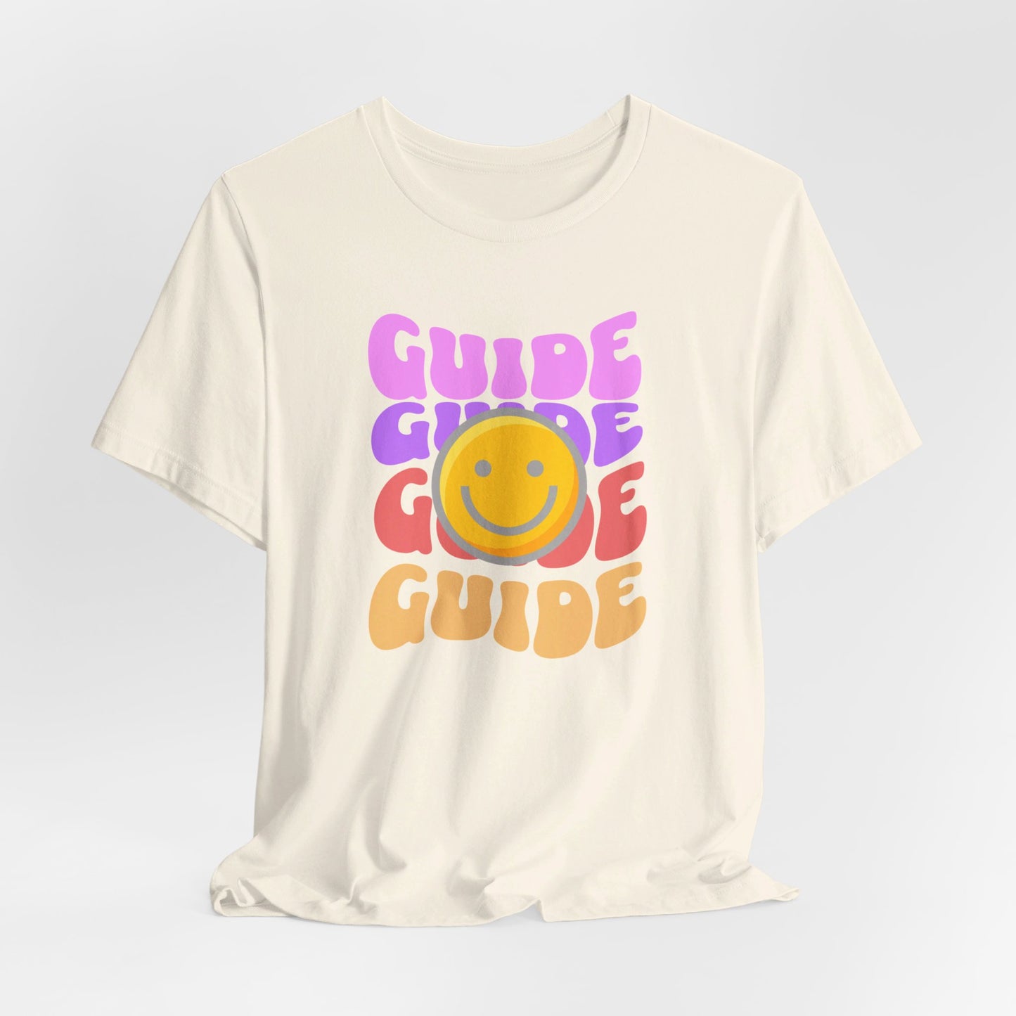 Guide with Smiley face Unisex Jersey Short Sleeve Tee