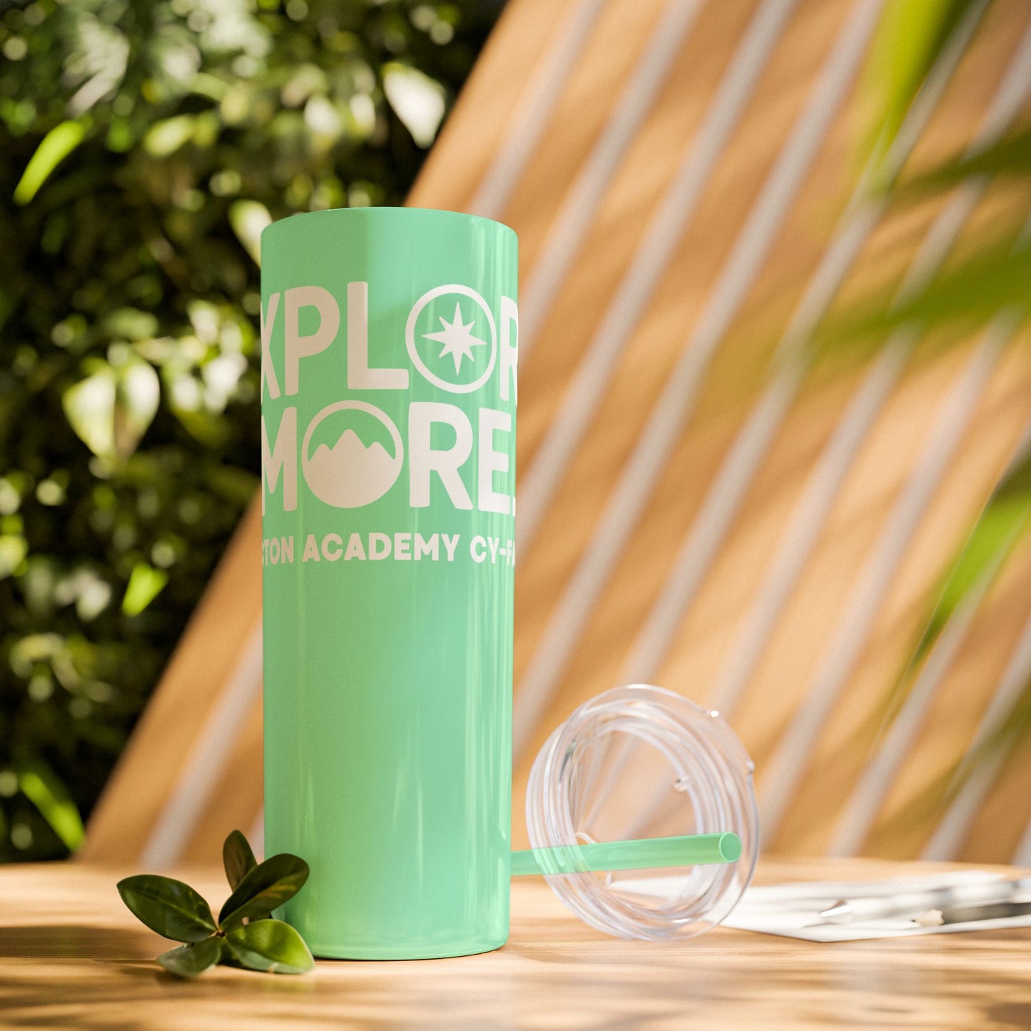 Acton CyFair Skinny Tumbler with Straw, 20oz