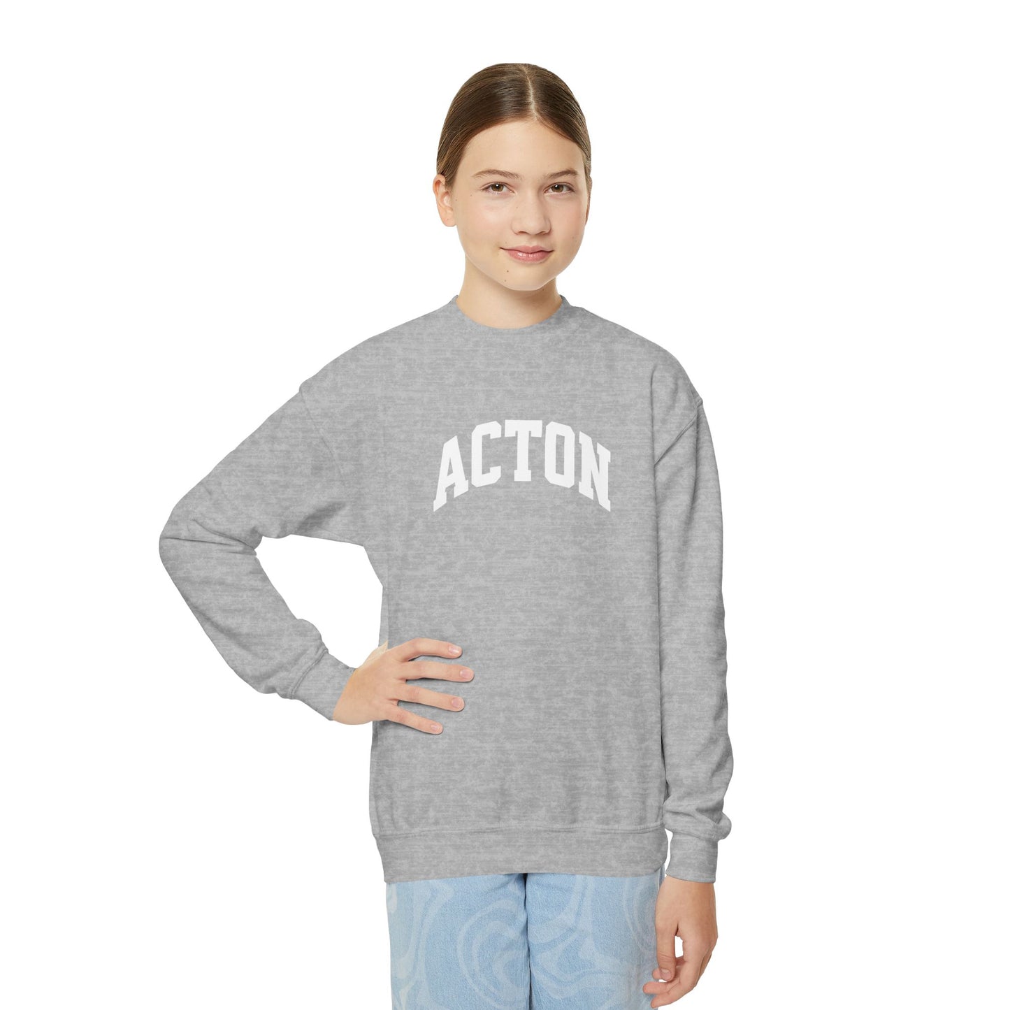 Simple Acton Youth Crewneck Sweatshirt