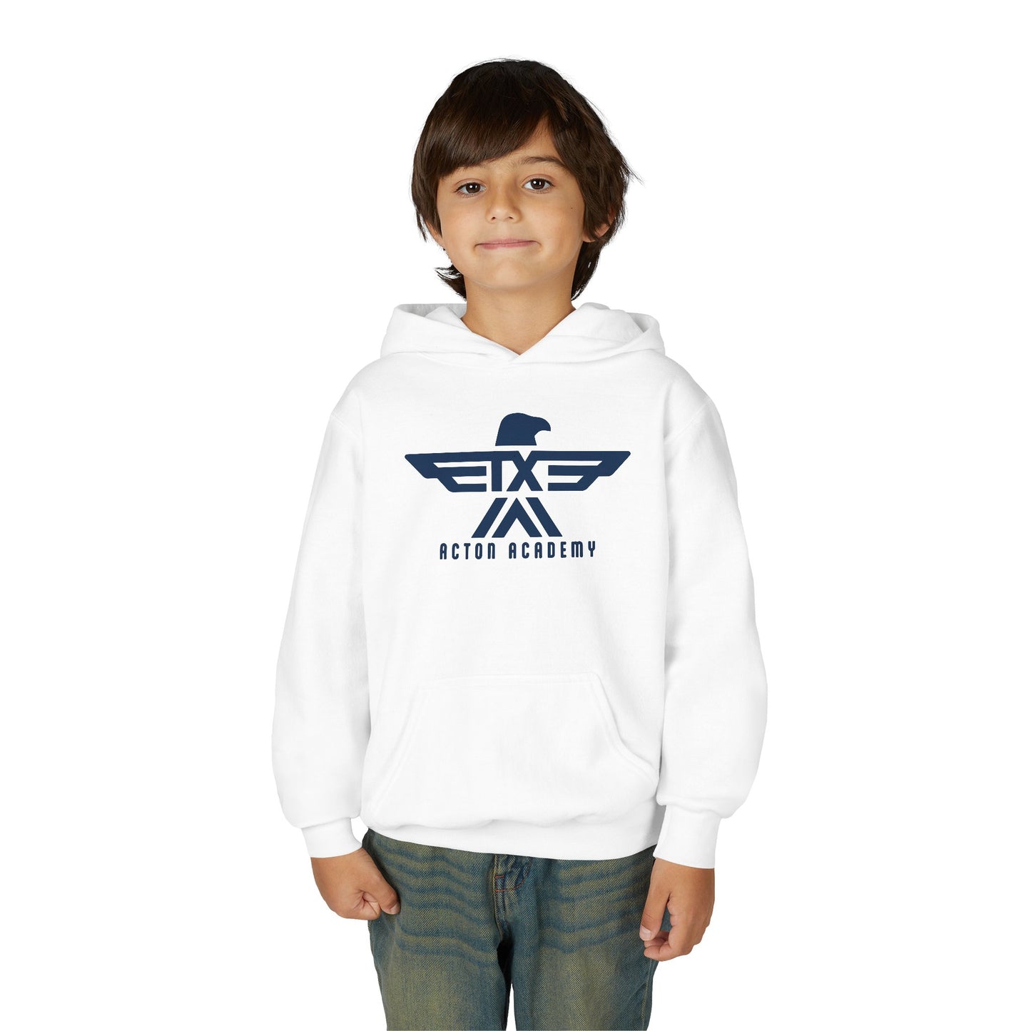 Acton CyFair Retro logo Youth Heavy Blend Hooded Sweatshirt