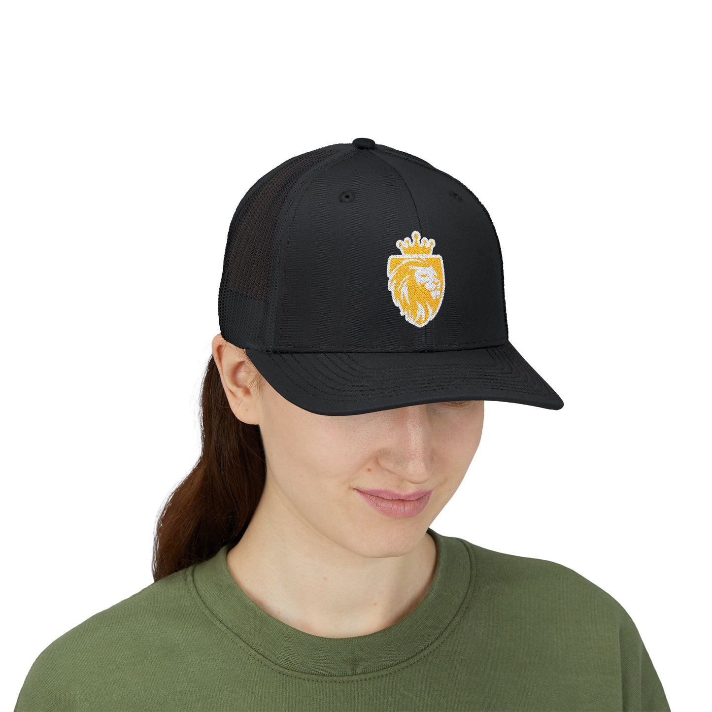 Acton Lion's Head Snapback Trucker Cap