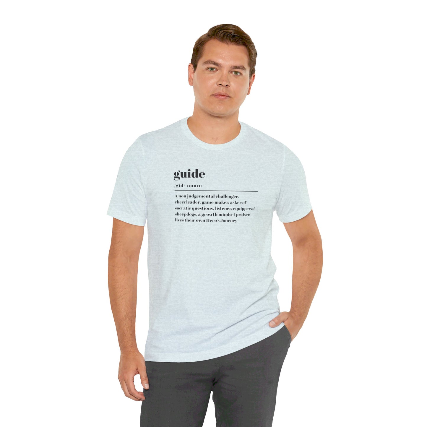 Guide definition w/back Unisex Jersey Short Sleeve Tee