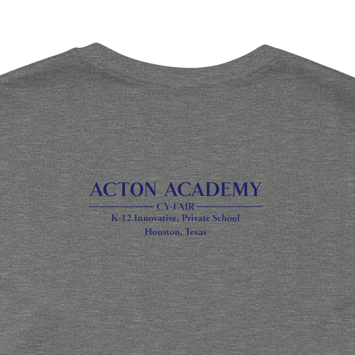 Hero's Journey Line Drawing with Acton CyFair Unisex Jersey Short Sleeve Tee