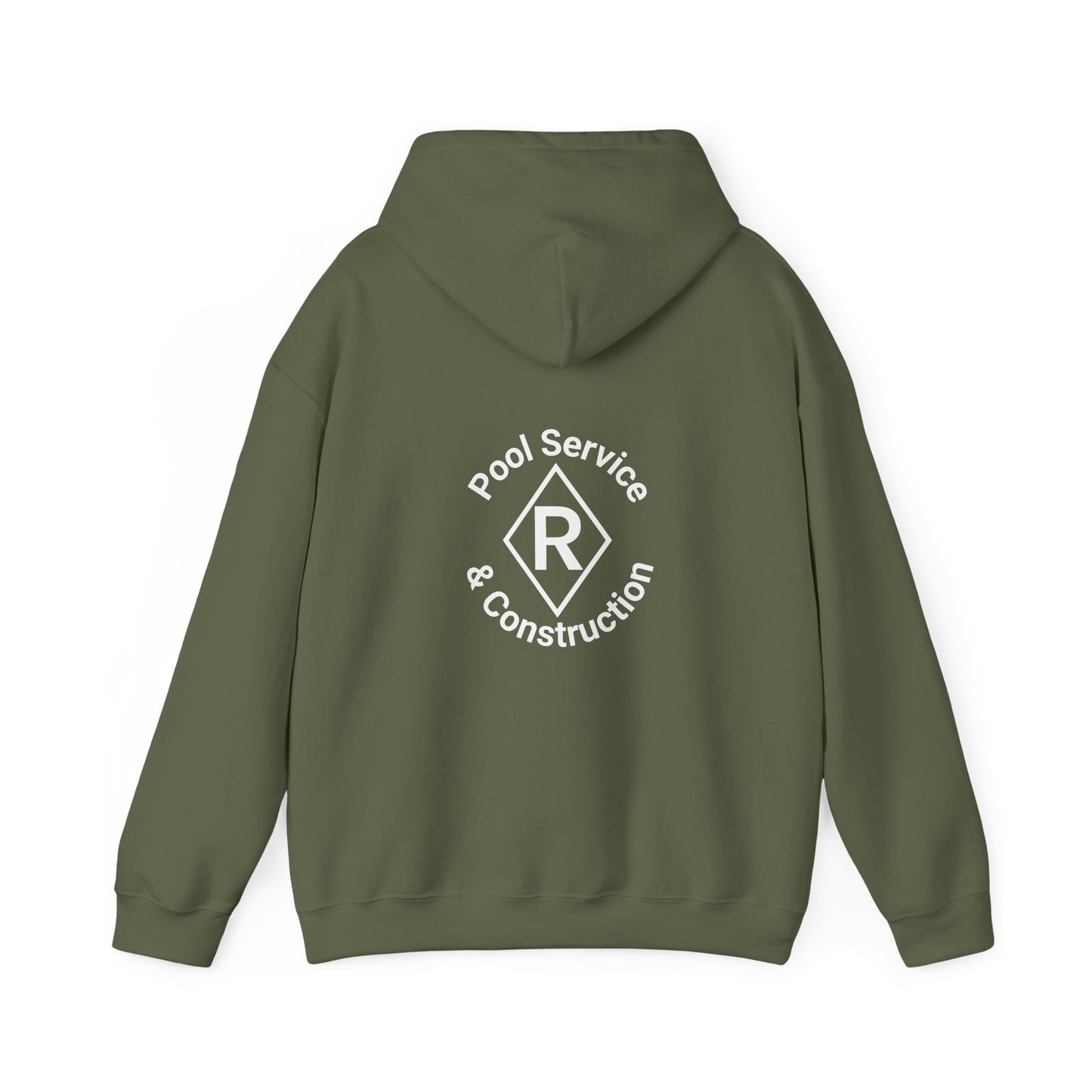 Diamond R Pools Black Unisex Heavy Blend™ Hooded Sweatshirt