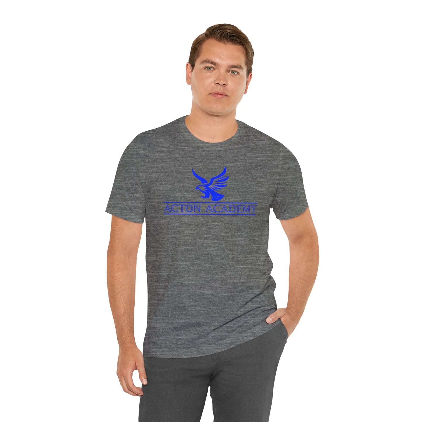 Acton Blue Logo Unisex Jersey Short Sleeve Tee