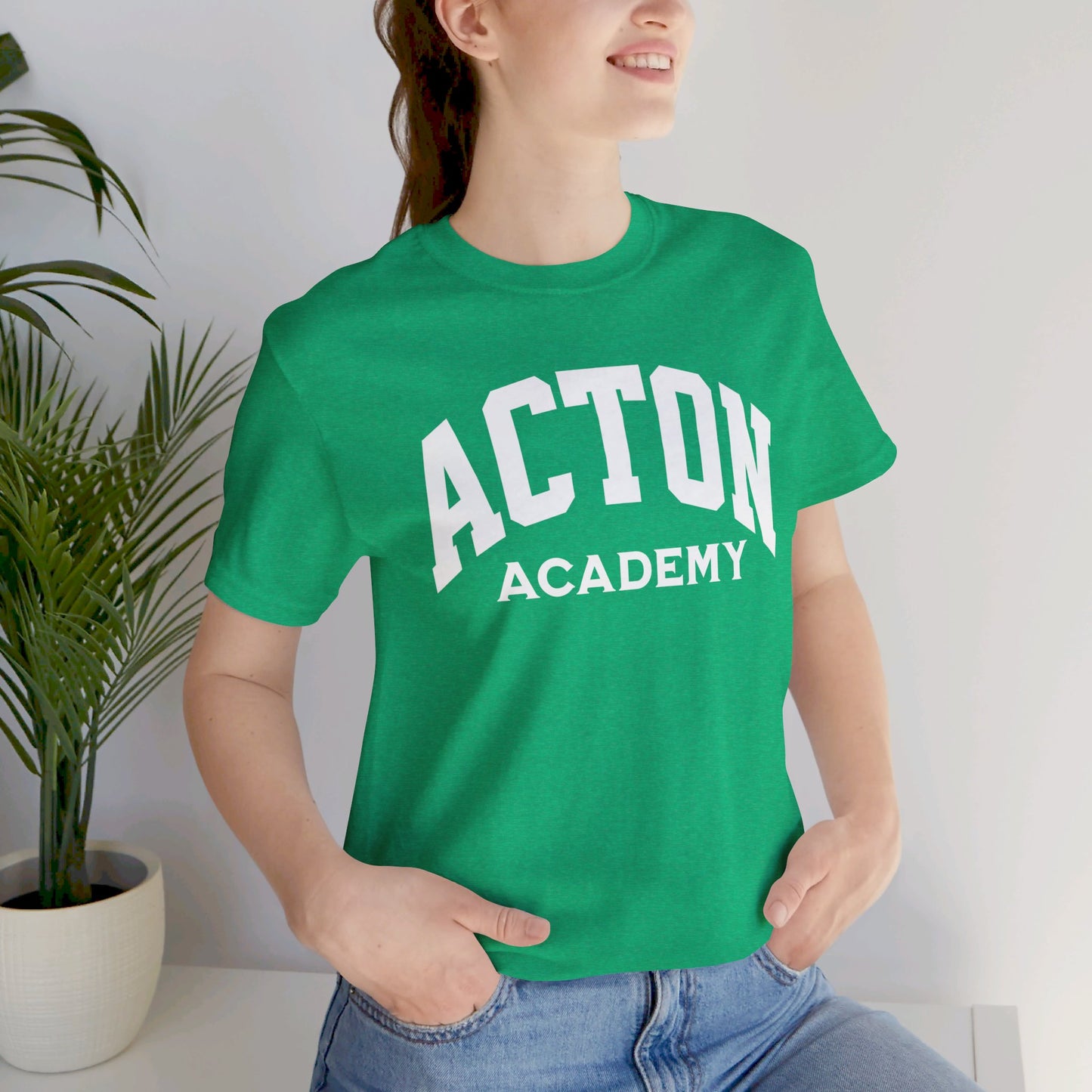 Acton Academy Plain Unisex Jersey Short Sleeve Tee