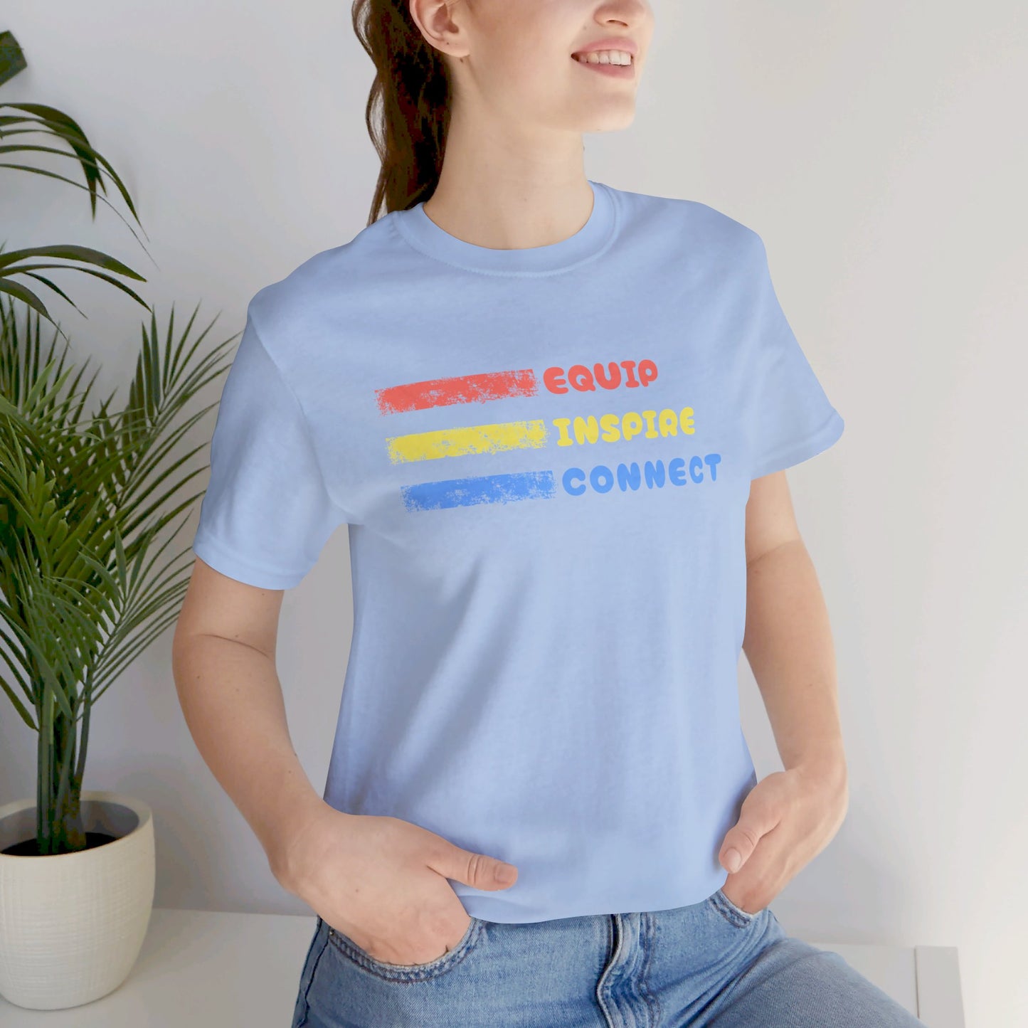 Equip, Inspire, Connect, Unisex T-shirt
