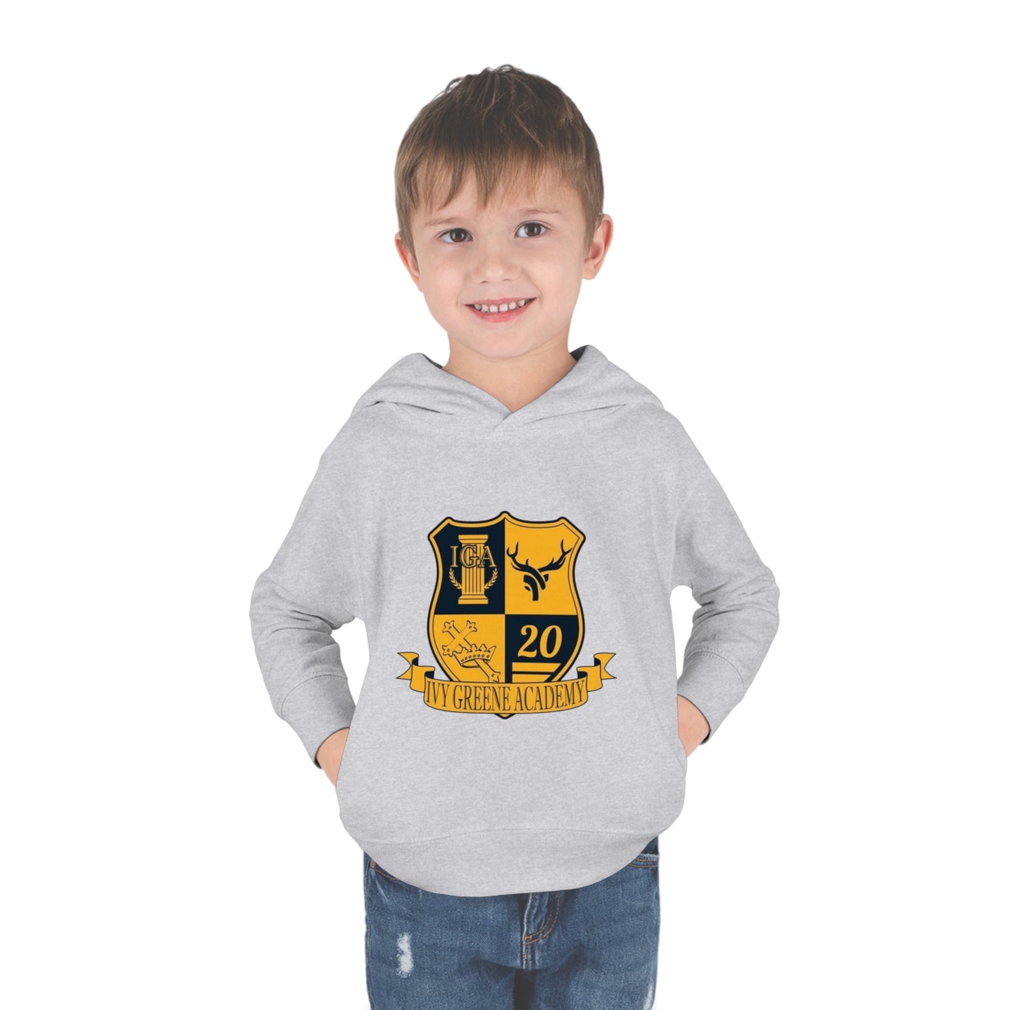 Ivy Greene logo Toddler Pullover Fleece Hoodie