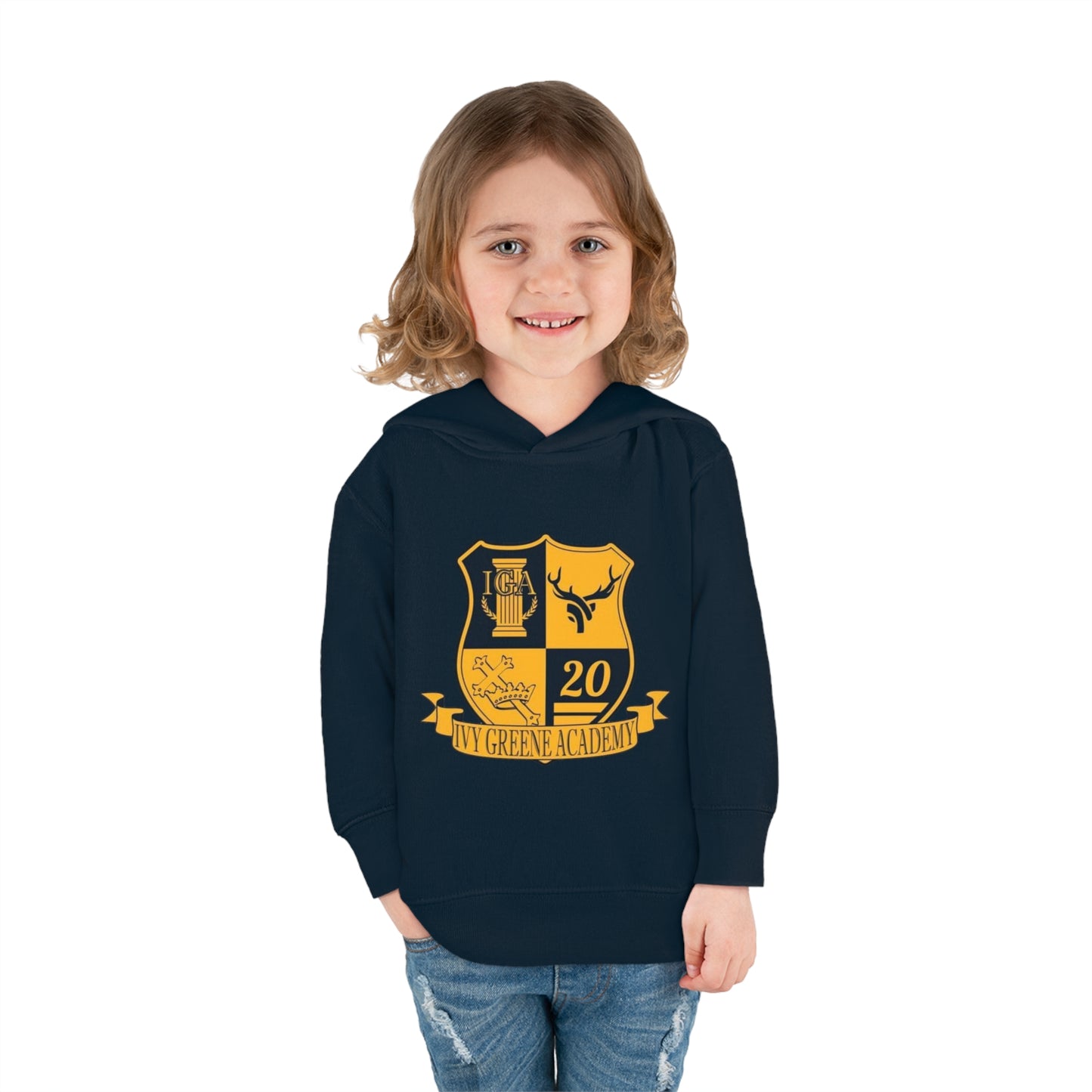 Ivy Greene logo Toddler Pullover Fleece Hoodie