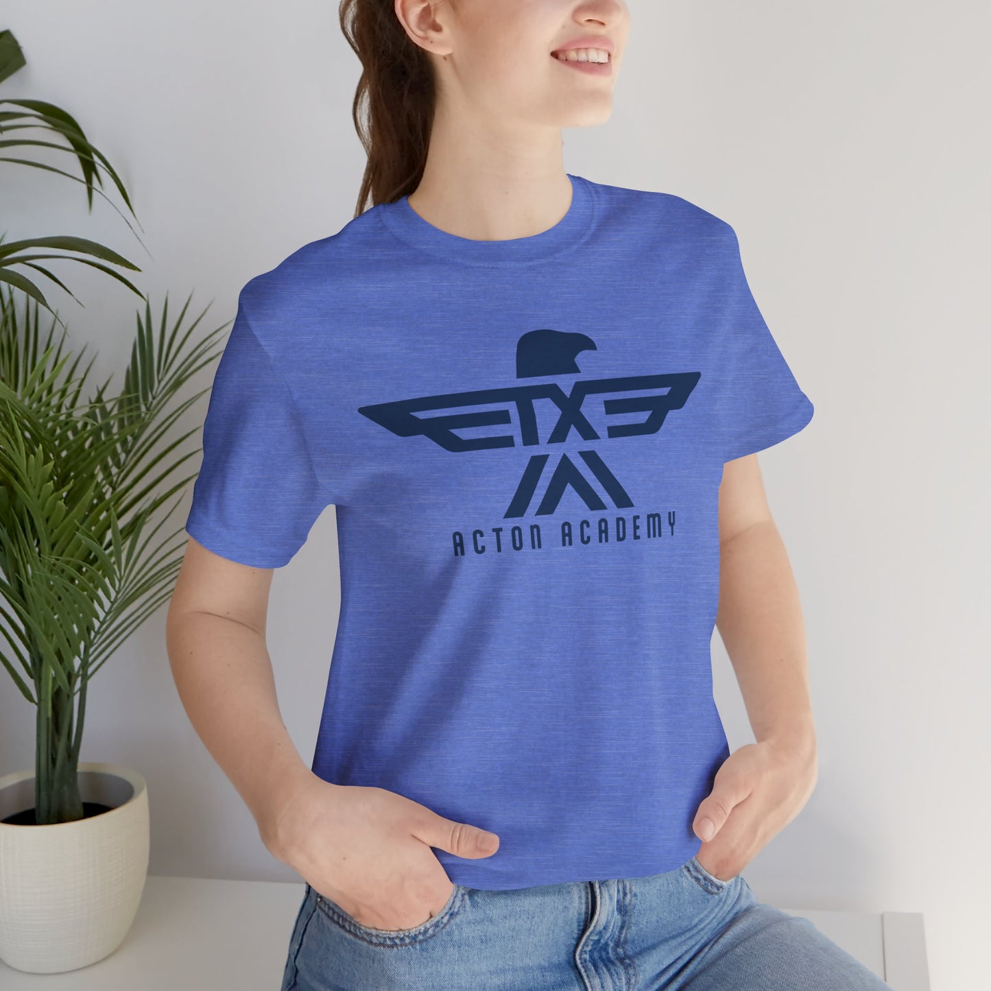 Acton CyFair Retro logo Unisex Jersey Short Sleeve Tee